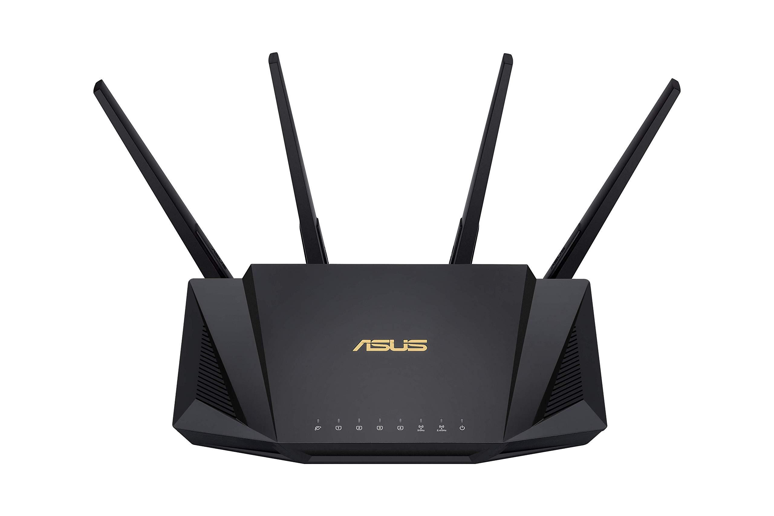 ASUS RT-AX3000 Ultra-Fast Dual Band Gigabit Wireless Router - Next Gen WiFi 6, Adaptive QoS, and AiProtection by Trend Micro | 1x WAN, 4x 1G LAN, 1x USB 3.0 - AiMesh Compatible - Image 5