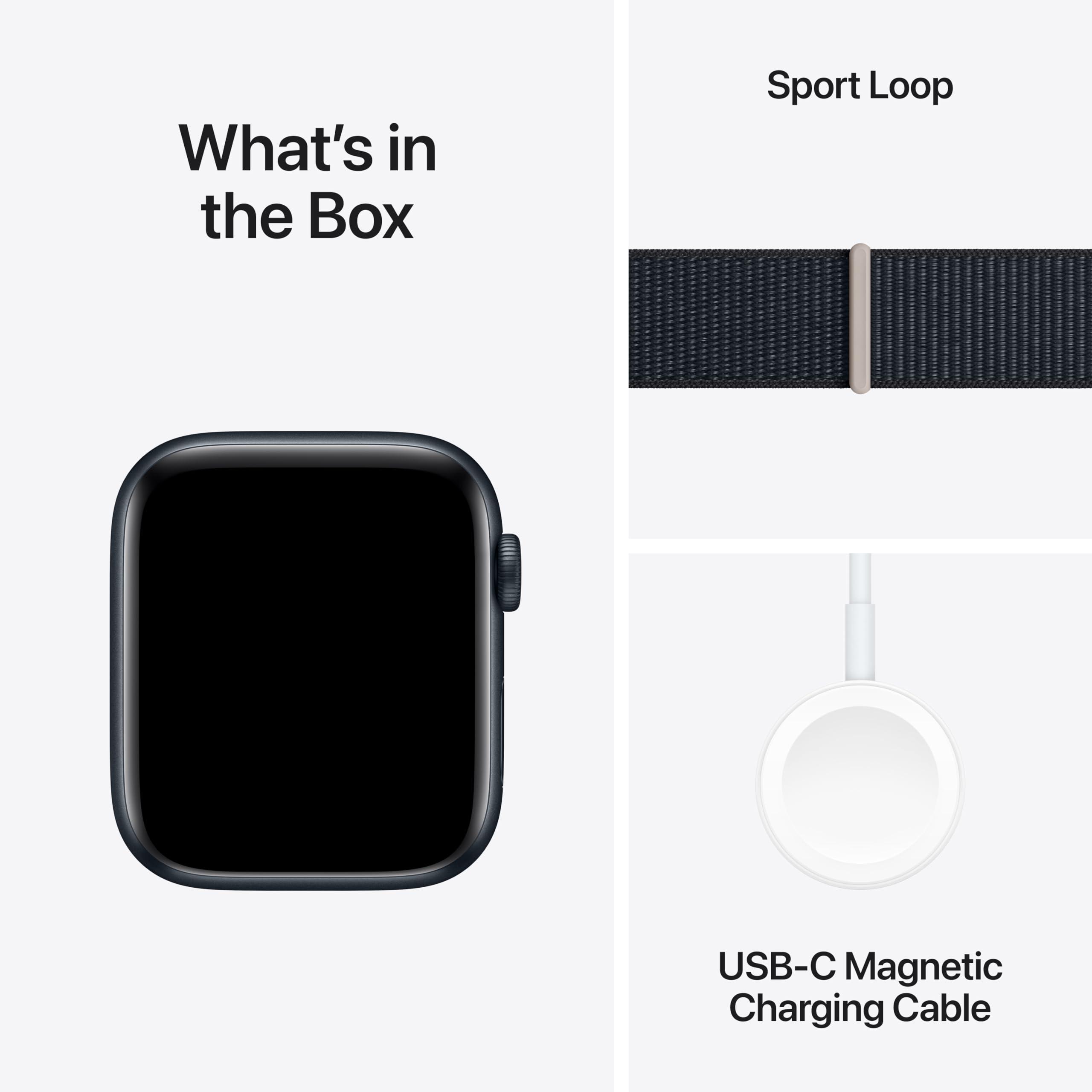 Apple Watch SE (2nd Gen) [GPS + Cellular, 44mm] - Midnight Aluminum Case with Midnight Sport Loop Band, M/L (Renewed) - Image 6