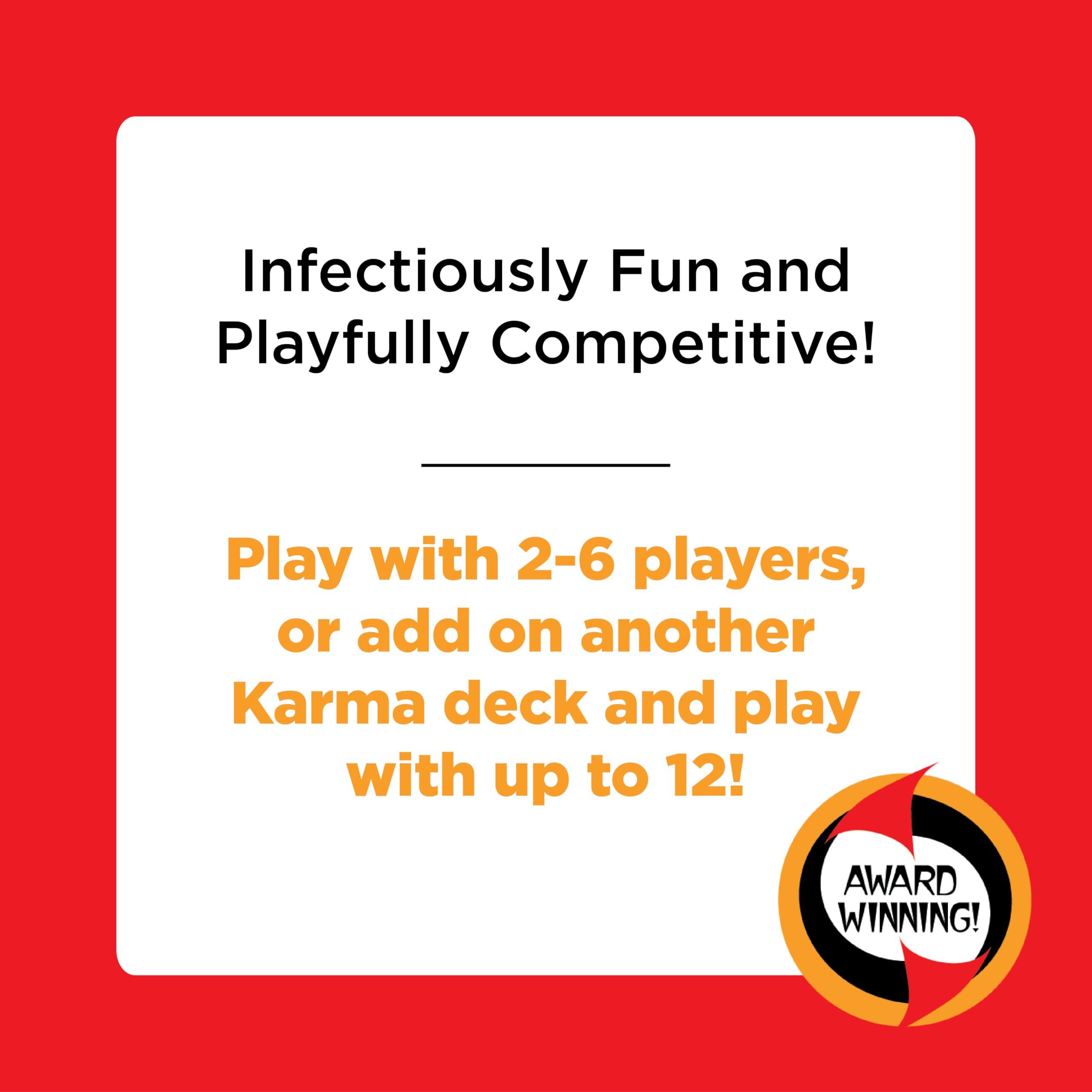 KARMA Card Games for Kids – Kids, Family Games Night, Multi-Player, Screen Free, Travel Games, Playing Cards, What Goes Around, Comes Around, Ages 8+ - Image 7