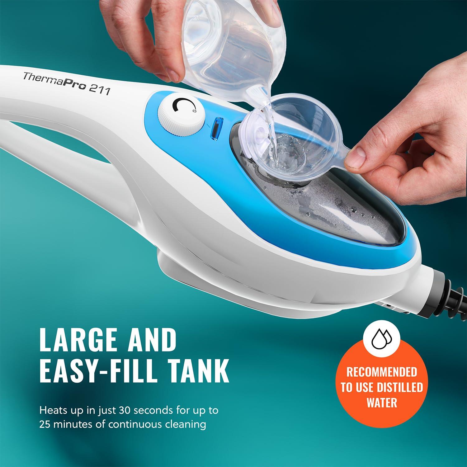 PurSteam 10-in-1 Steam Mop, Floor Steamer with Detachable Handheld Steam Cleaner for Tile, Hardwood Floors - Image 7