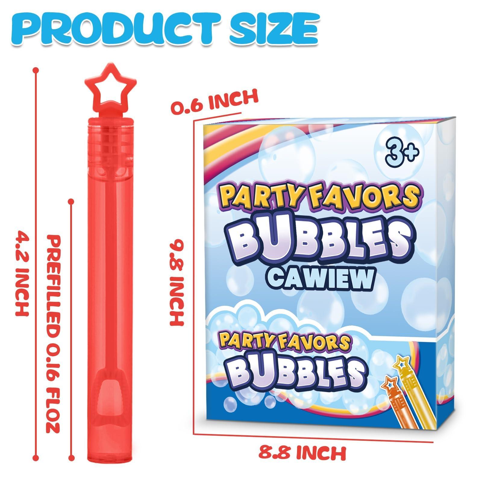 32 Pcs 8 Colors Neon Bubbles Party Favors For Kids, Mini Star Bubble Wand Bulk In Gift Box as Goody Bags Stuffer, Classroom Giveaways, Carnival Prizes Toy, Birthday Treats, Party Supplies For Toddlers - Image 3