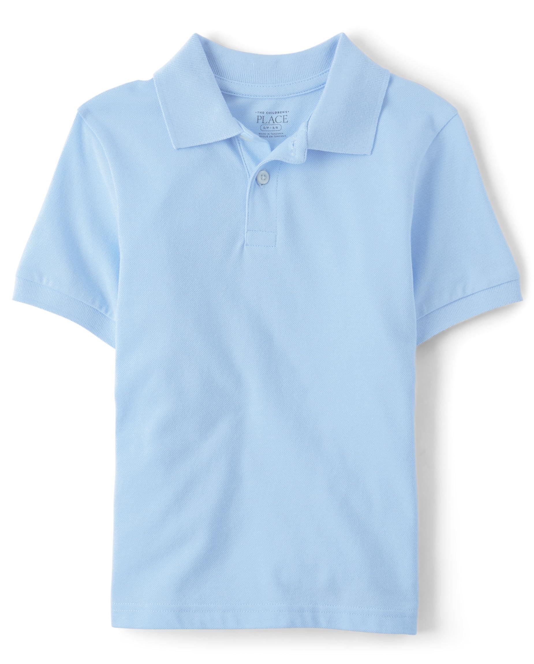 The Children's Place Boys' Uniform Short Sleeve Pique Polo
