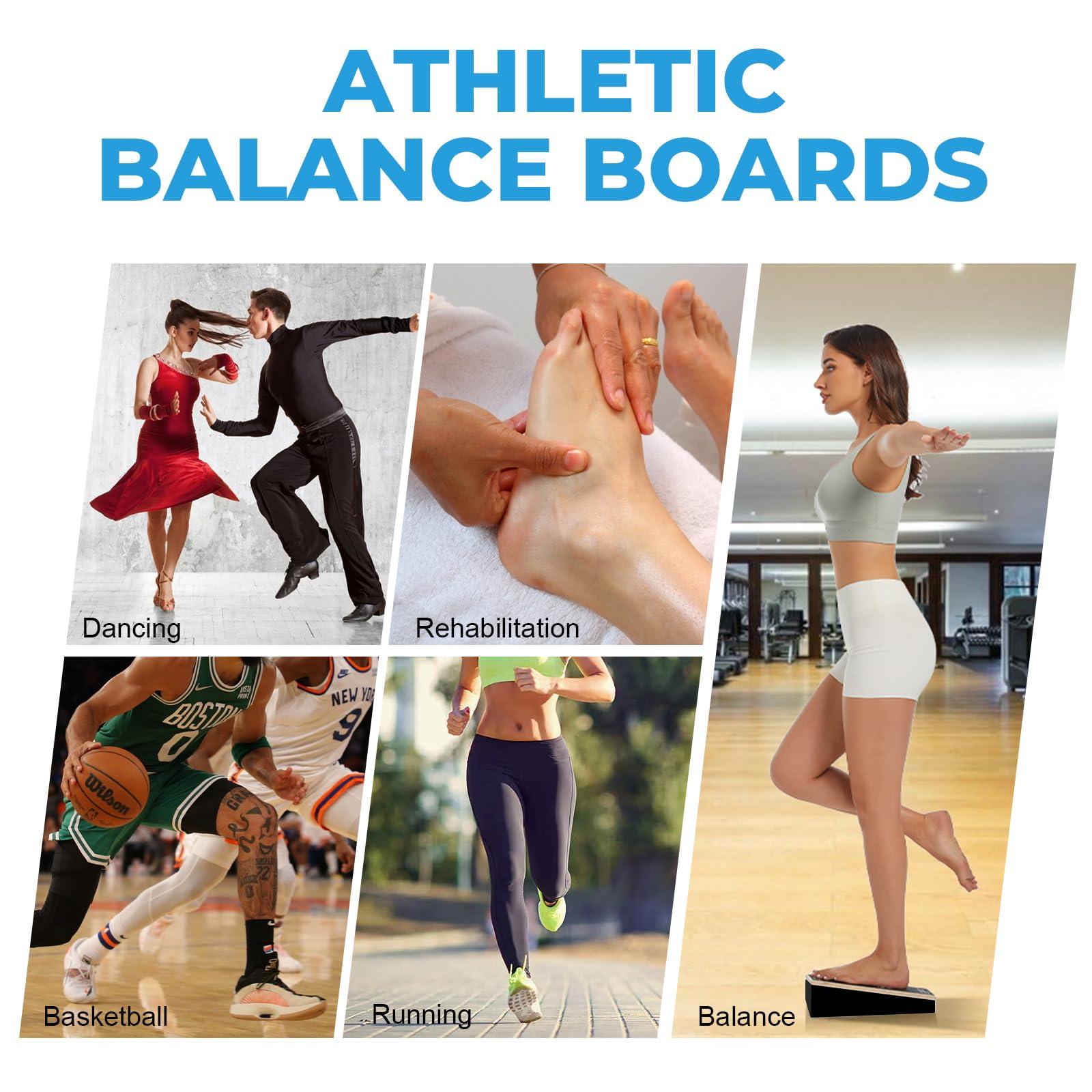 ARCHAEUS Athletic Balance Boards,Slant Board,Wobble Board,Balance Wedge for Condition Your Body and Prevent Injury - Image 6