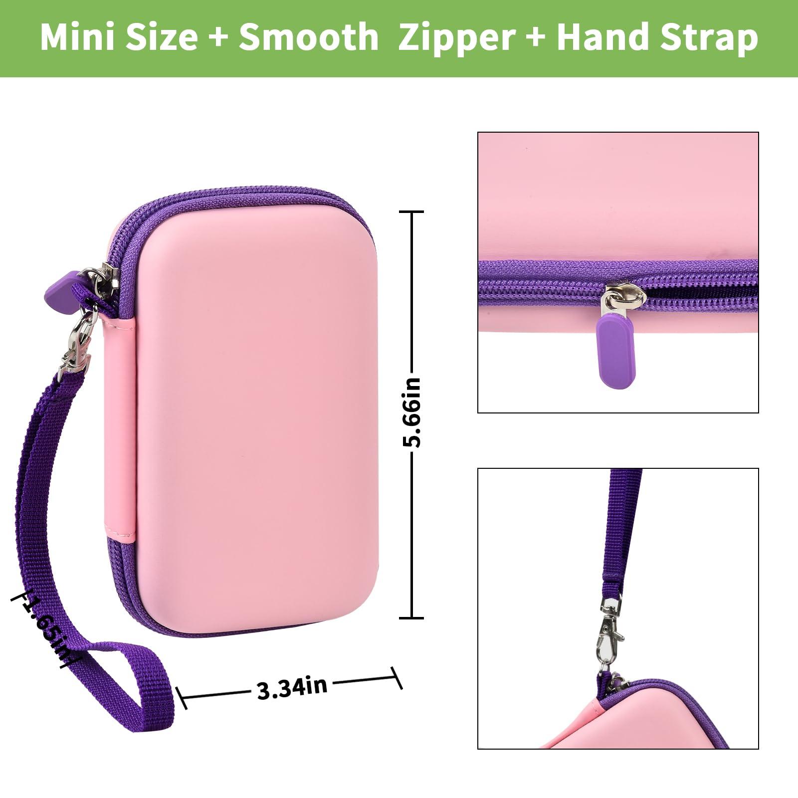 ALKOO Kids Toy Smartphone Case Compatible with Kikapabi/for Joozfee/for dancingcow/for Prysyedawn, Learning Toys Holder for Toddler Play Cell Phone, SD Card, Lanyard and Cable Accessories- Pink - Image 3