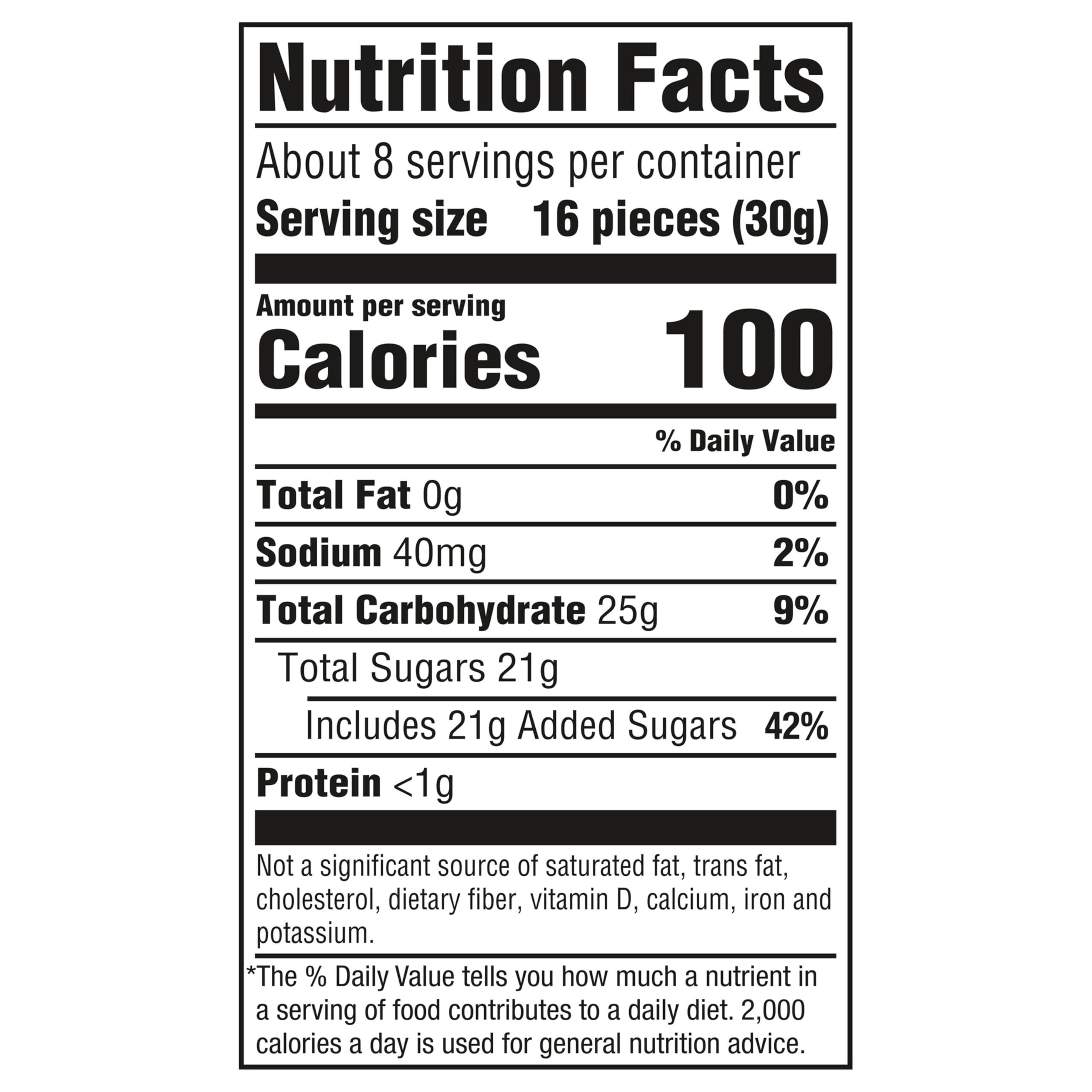 NERDS Gummy Clusters Candy, Berry Punch Rush, Crunchy and Gummy, Game Day Candy, Football Party Supplies, 8 oz - Image 2