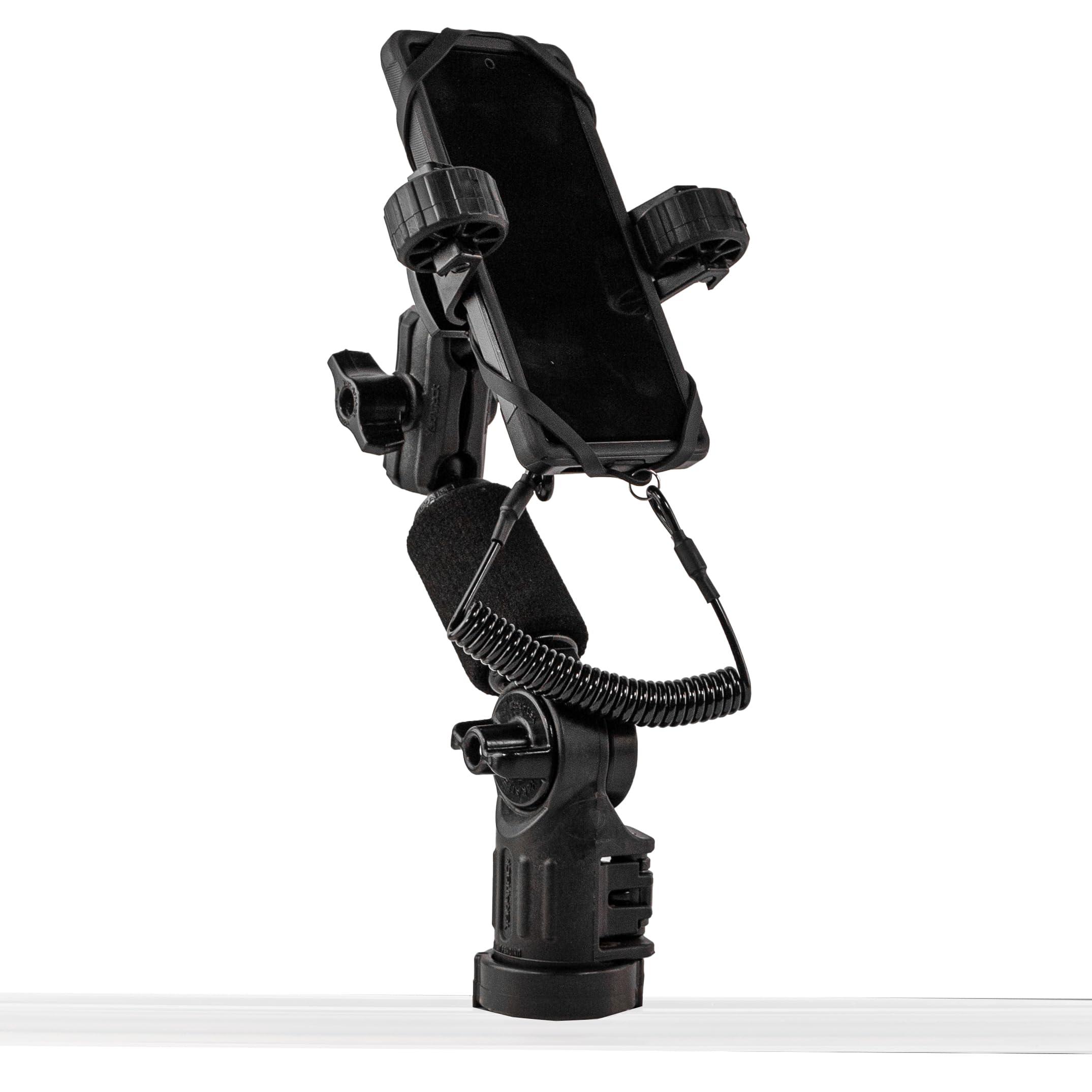 YakAttack RotoGrip Phone Holder Pro with LockNLoad Mount | Kayak Phone Mount for Fishing & Boating | One-Hand Operation | Fits iPhone 15 Pro Max, Galaxy S24 Ultra, Pixel 8 Pro | Made in USA - Image 6