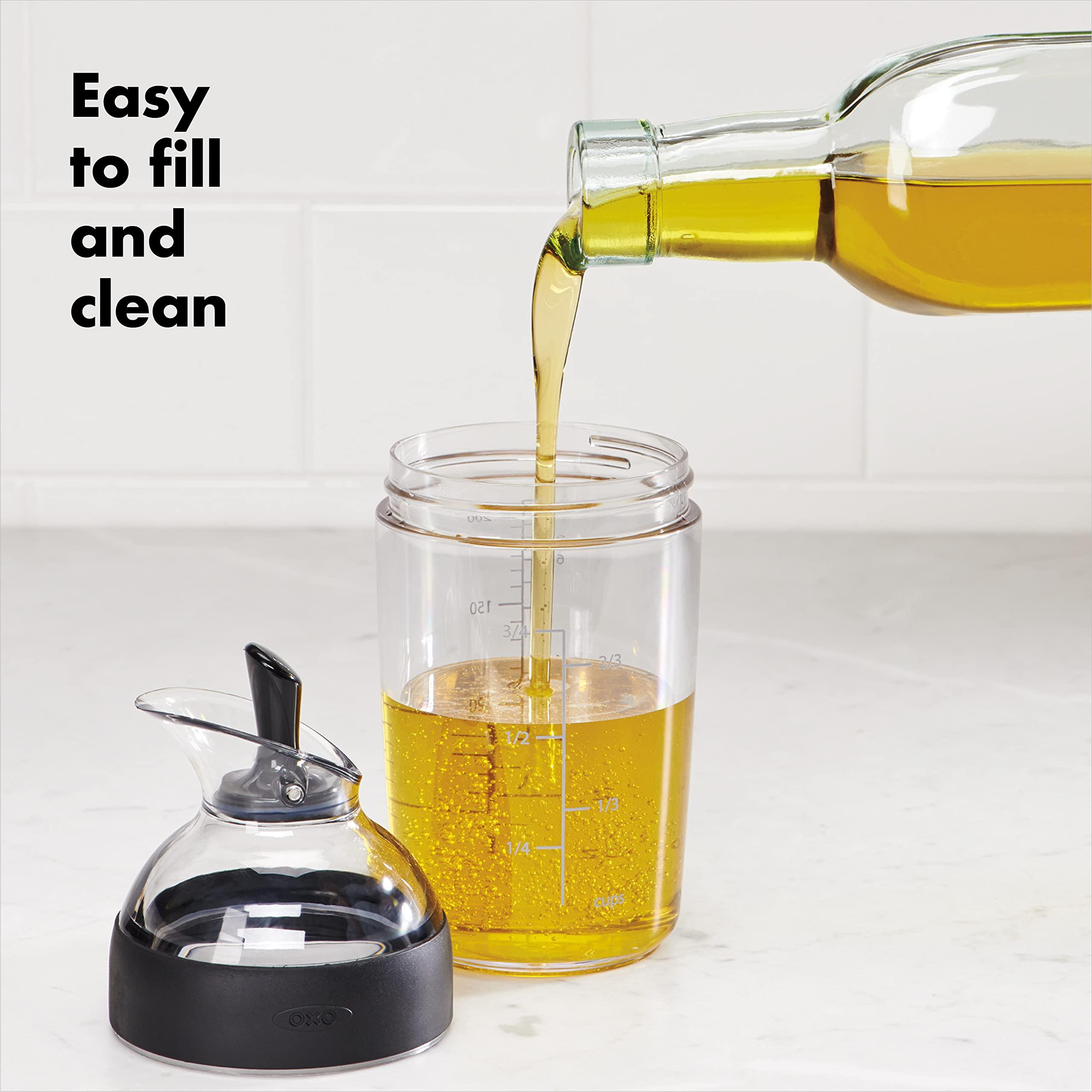 OXO Good Grips Little Salad Dressing Shaker - Black, Small - Image 6