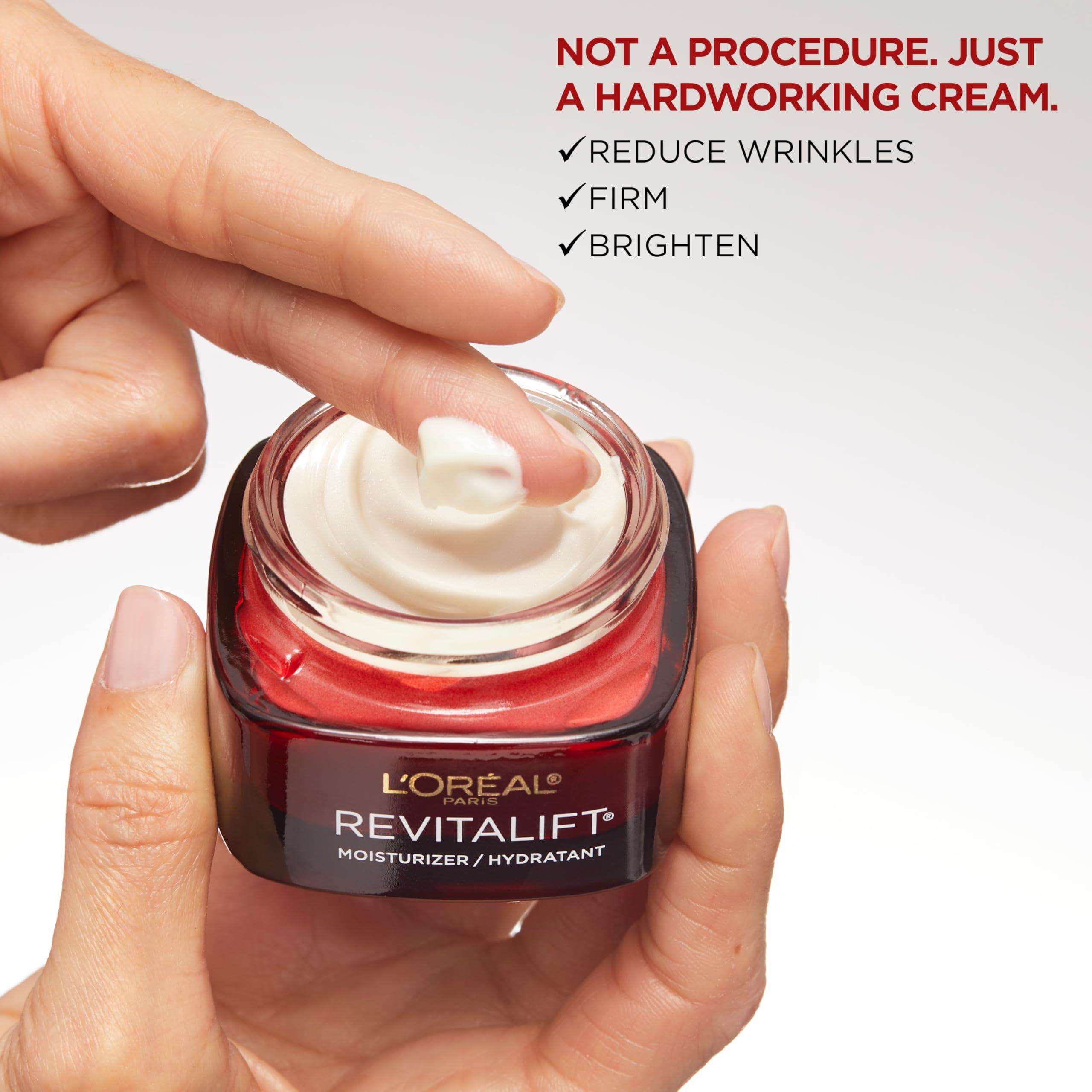 L'Oreal Paris Revitalift Triple Power Anti-Aging Face Moisturizer, Pro Retinol, Hyaluronic Acid & Vitamin C to Reduce Wrinkles, Firm & Brighten Skin, 1.7 Oz - Image 6