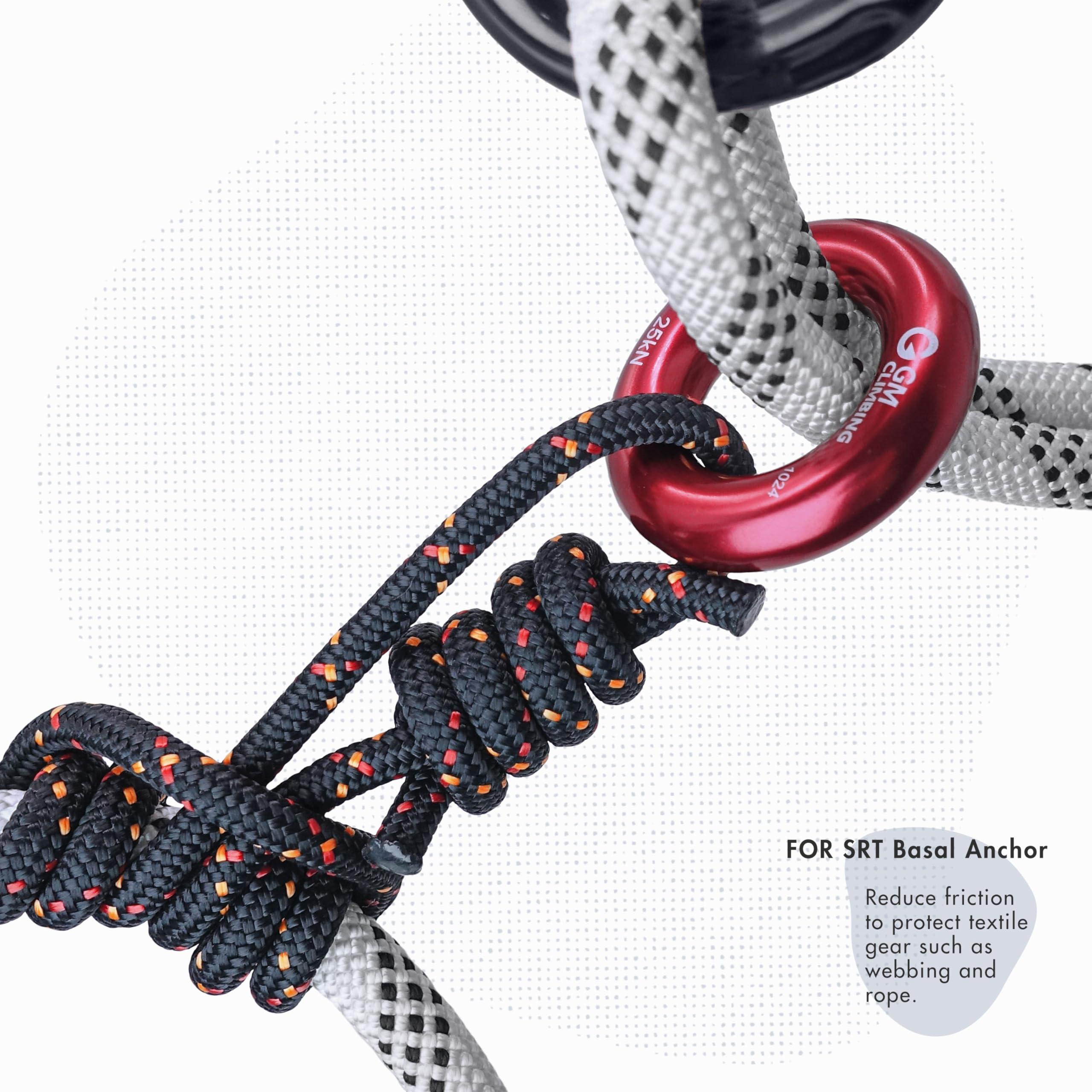 GM CLIMBING Rappel Ring 25kN for Rock Climbing Arborist Rescue Slackline Hammock - Image 6