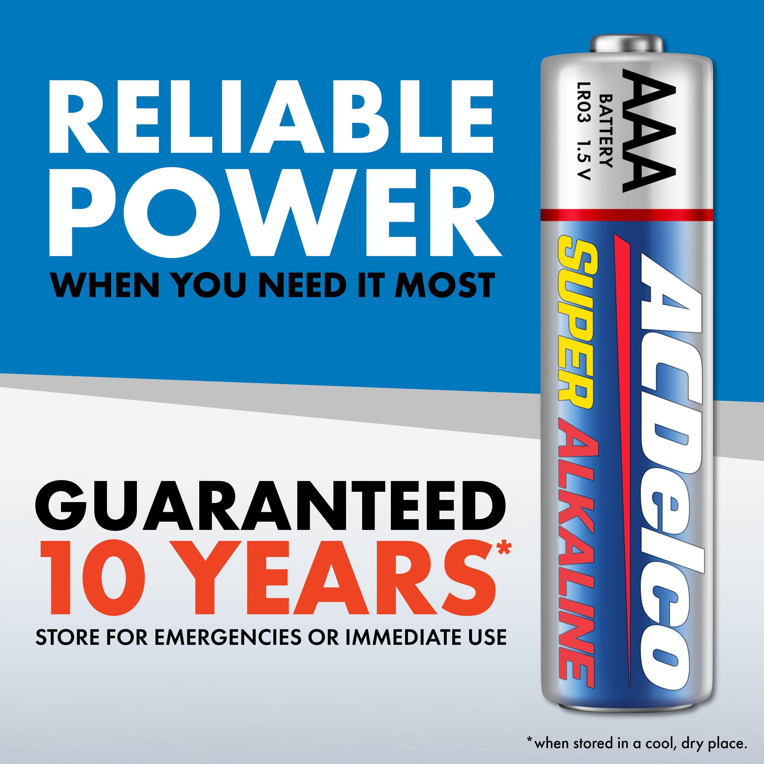 ACDelco 48-Count Triple AAA Batteries, Maximum Power Super Alkaline Battery, 10-Year Shelf Life - Image 3