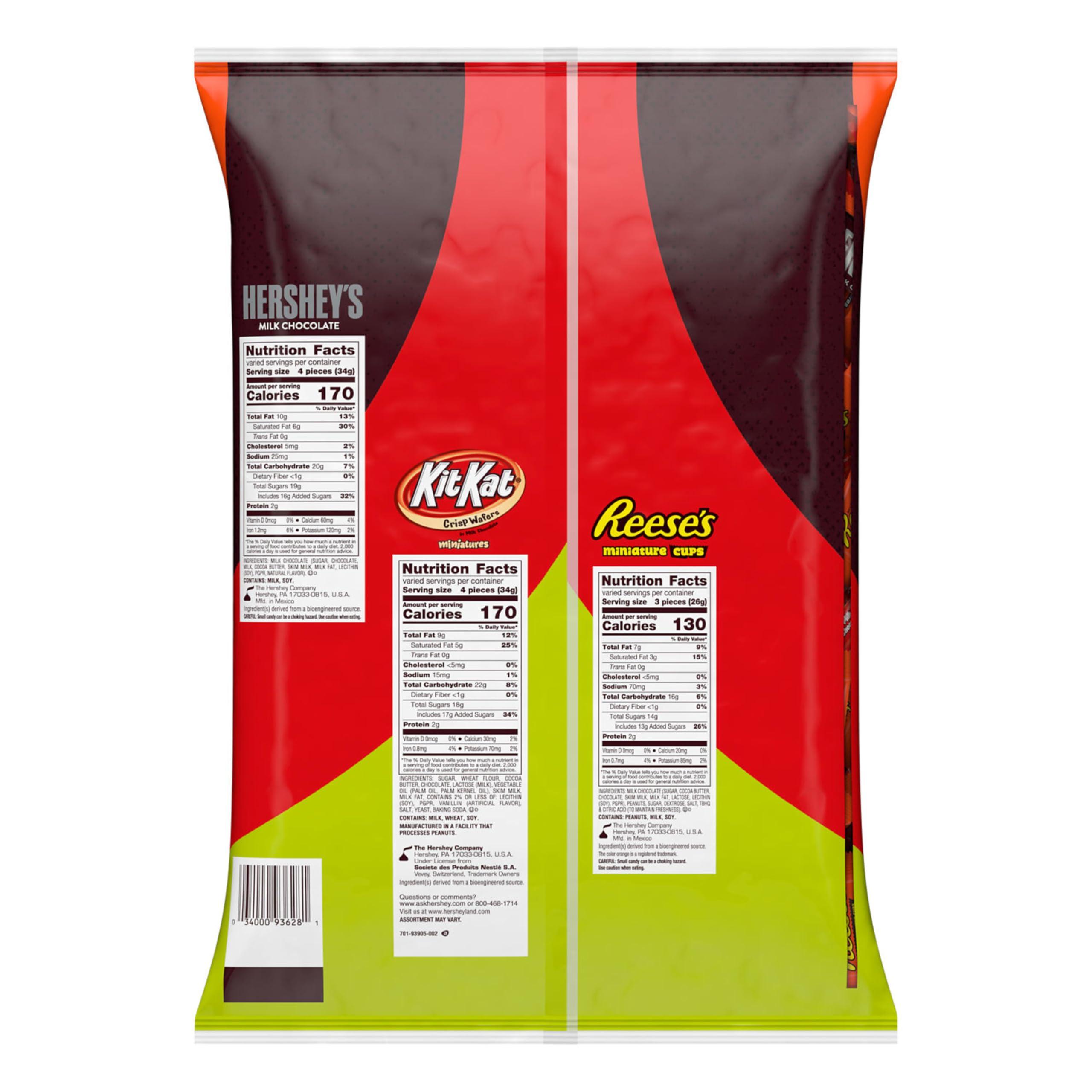HERSHEY'S, KIT KAT and REESE'S Assorted Milk Chocolate Candy Variety Bag, 80.39 oz (265 Pieces) - Image 7