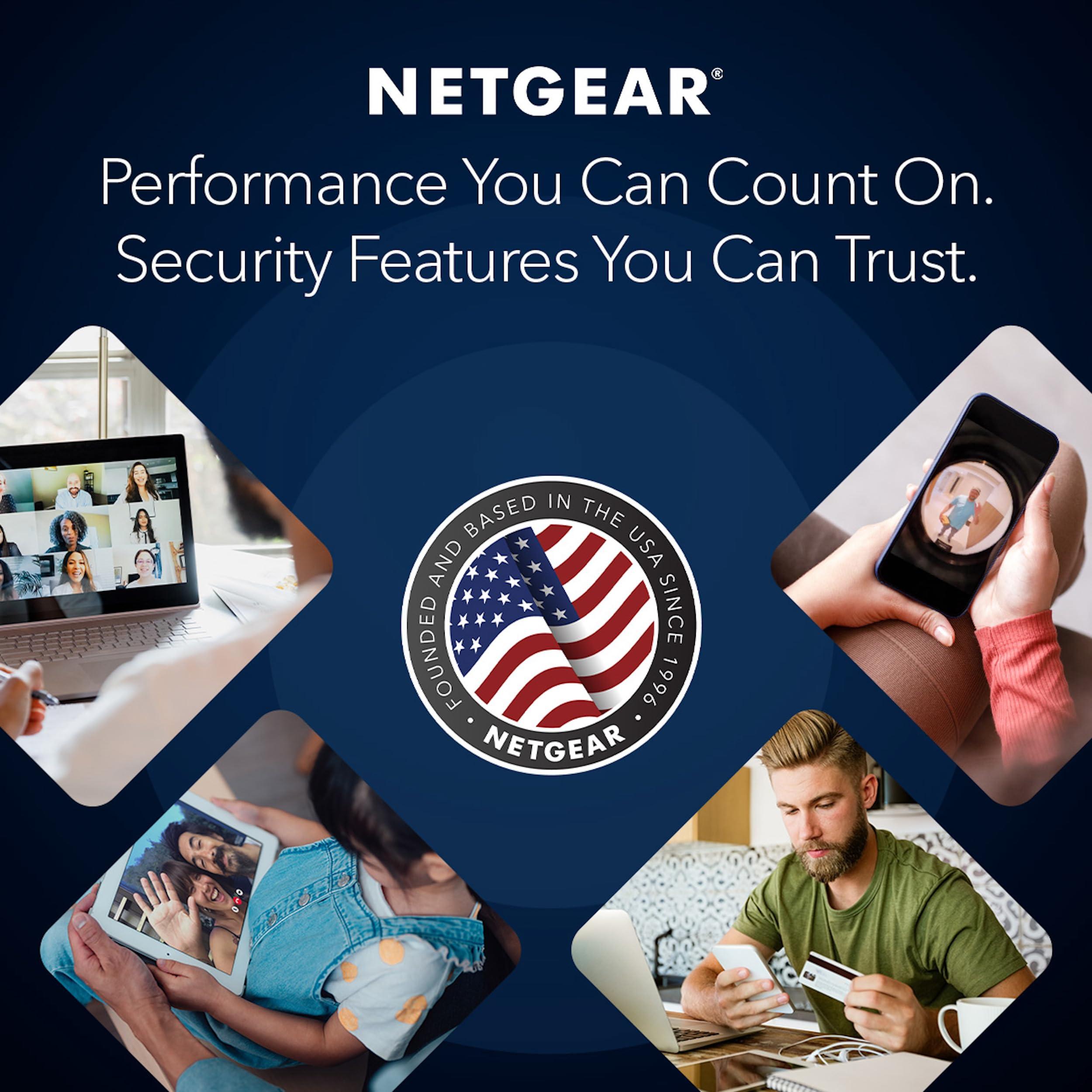 NETGEAR Nighthawk Tri-Band Whole Home Mesh WiFi 6 System (MK73S) – Router + 2 Satellite Extenders - 3Gbps Speed - Coverage up to 4,500 sq. ft., 25 Devices - Includes 1-Year Armor – AX3000 802.11ax - Image 3