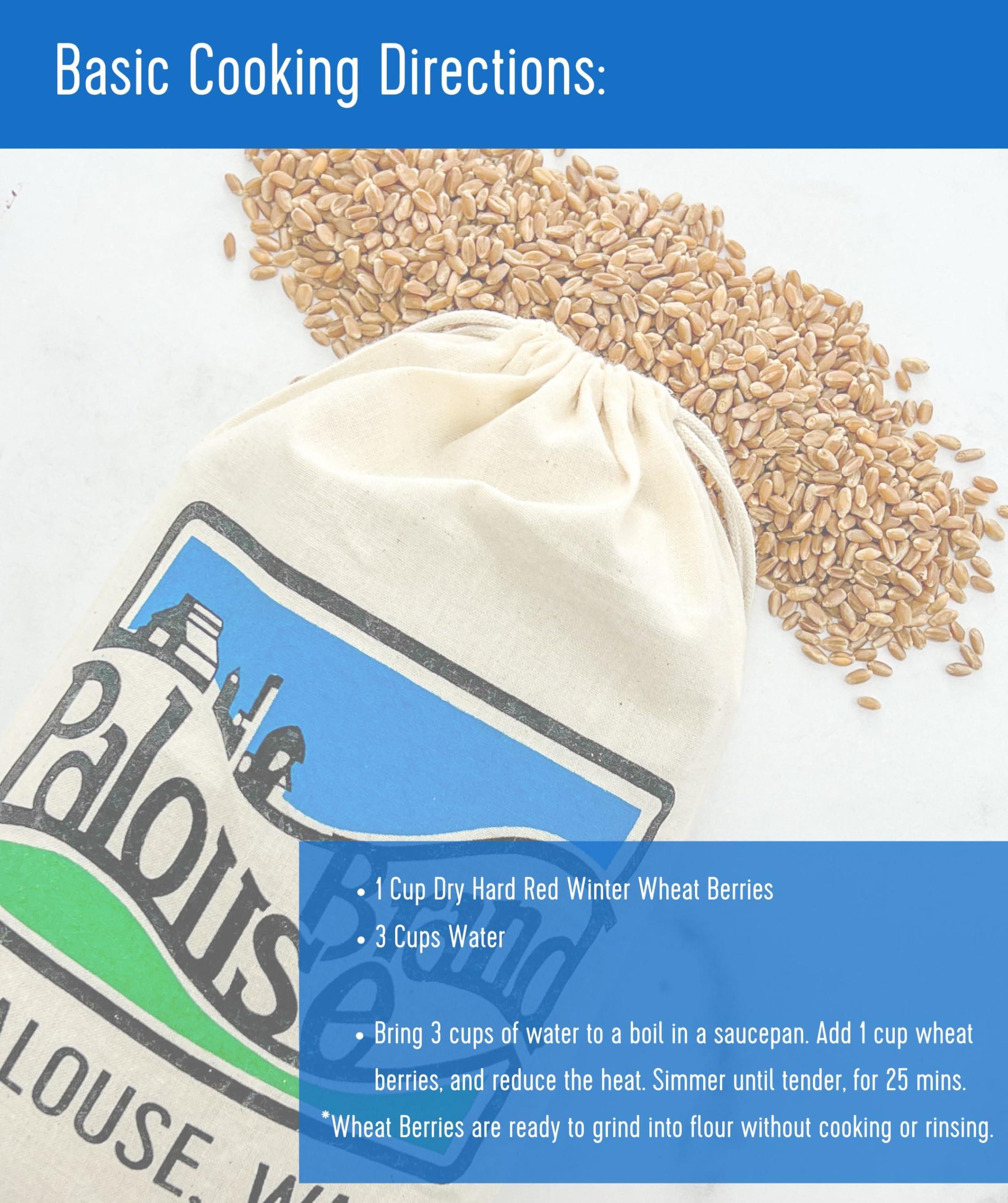 Certified Glyphosate Residue Free Hard Red Winter Wheat Berries | 5 LBS | Family Farmed in Washington State | Non-GMO Project Verified | 100% Non-Irradiated | Certified Kosher Parve | Field Traced | Burlap Bag - Image 6