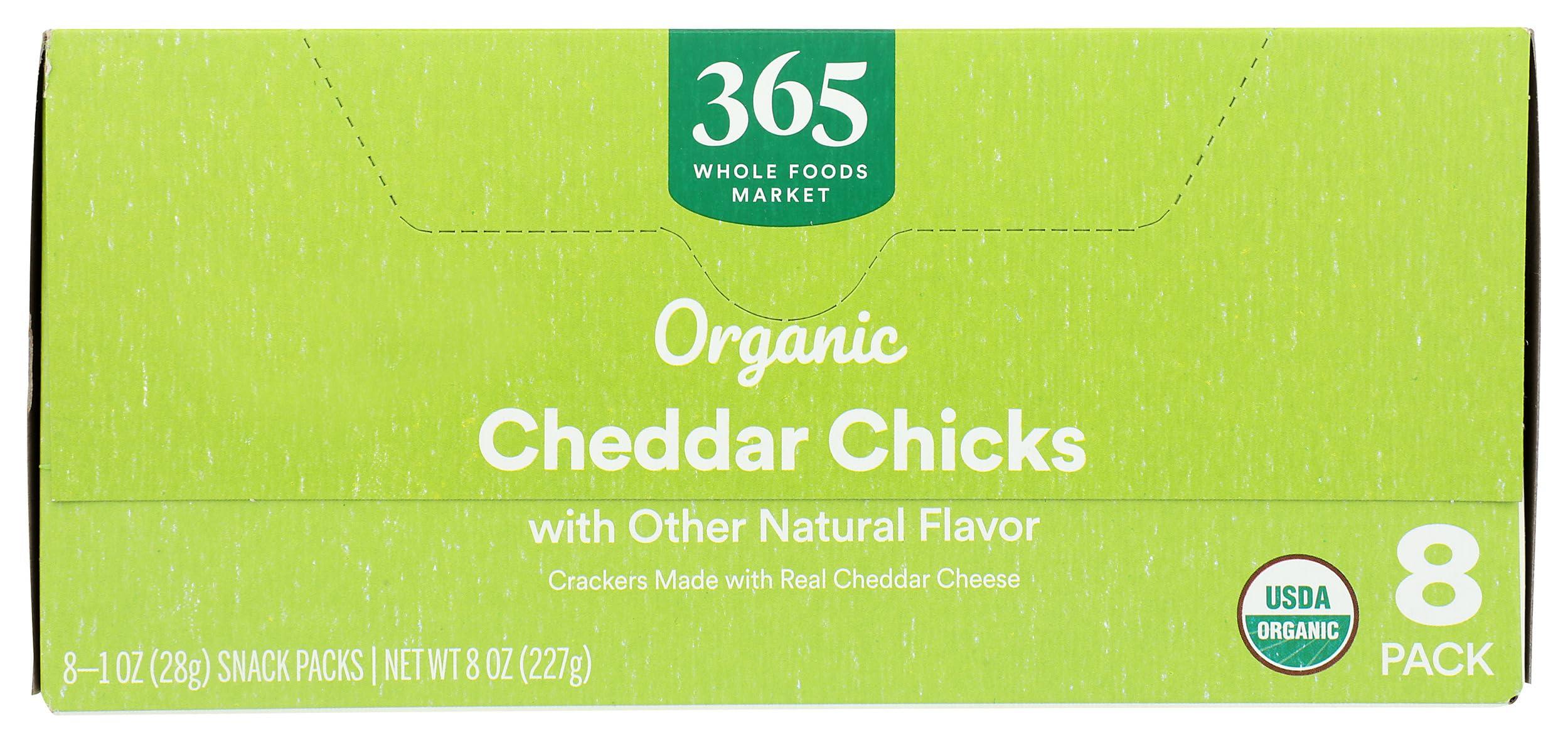 365 by Whole Foods Market, Organic Cheddar Chicks Crackers, 8 Pack - Image 6