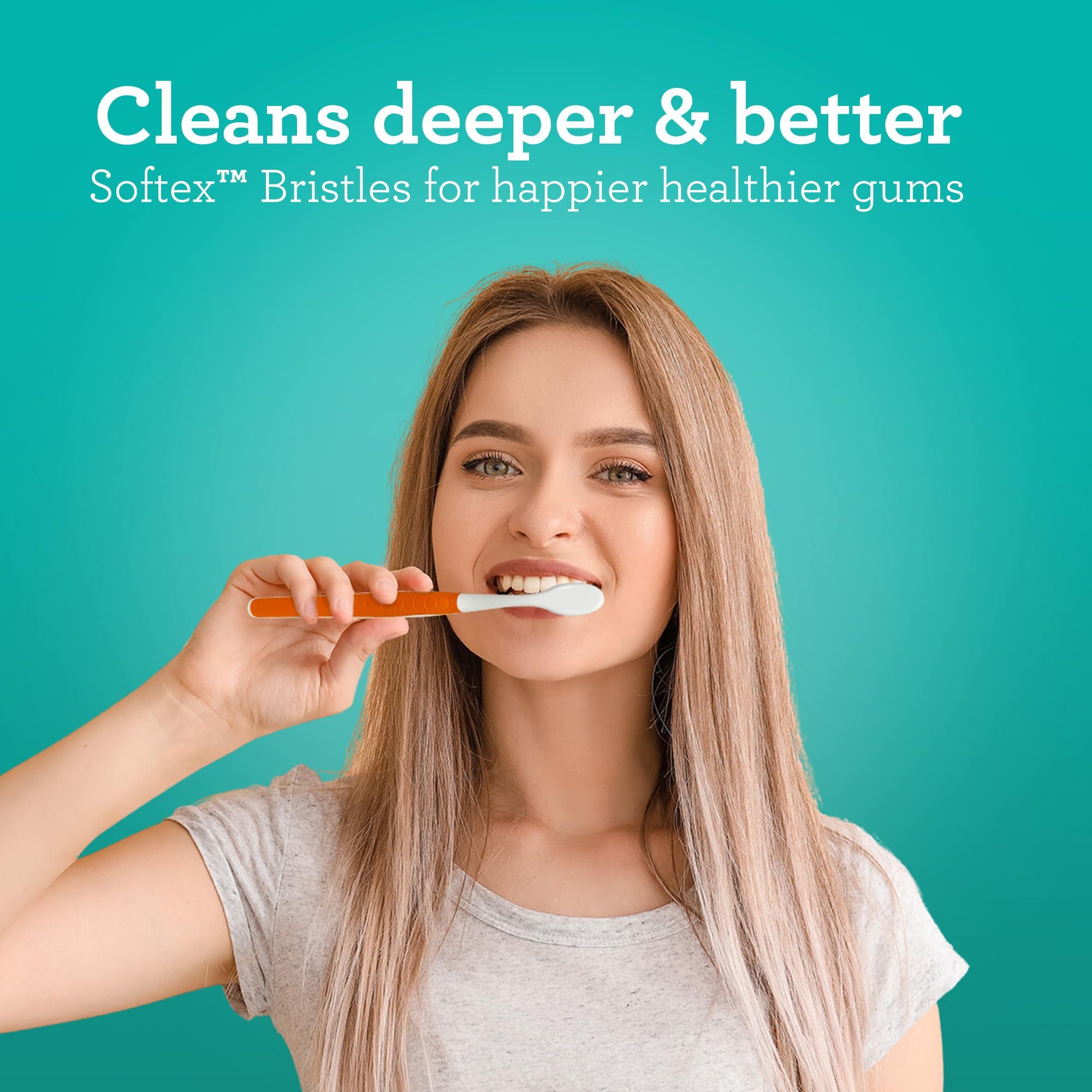 GuruNanda Butter On Gums Toothbrush, ADA Accepted, With 8000+ Ultra Soft Softex Bristles for Sensitive & Receding Gums, Perfect for Whiter Teeth, 6 Ct - Image 7