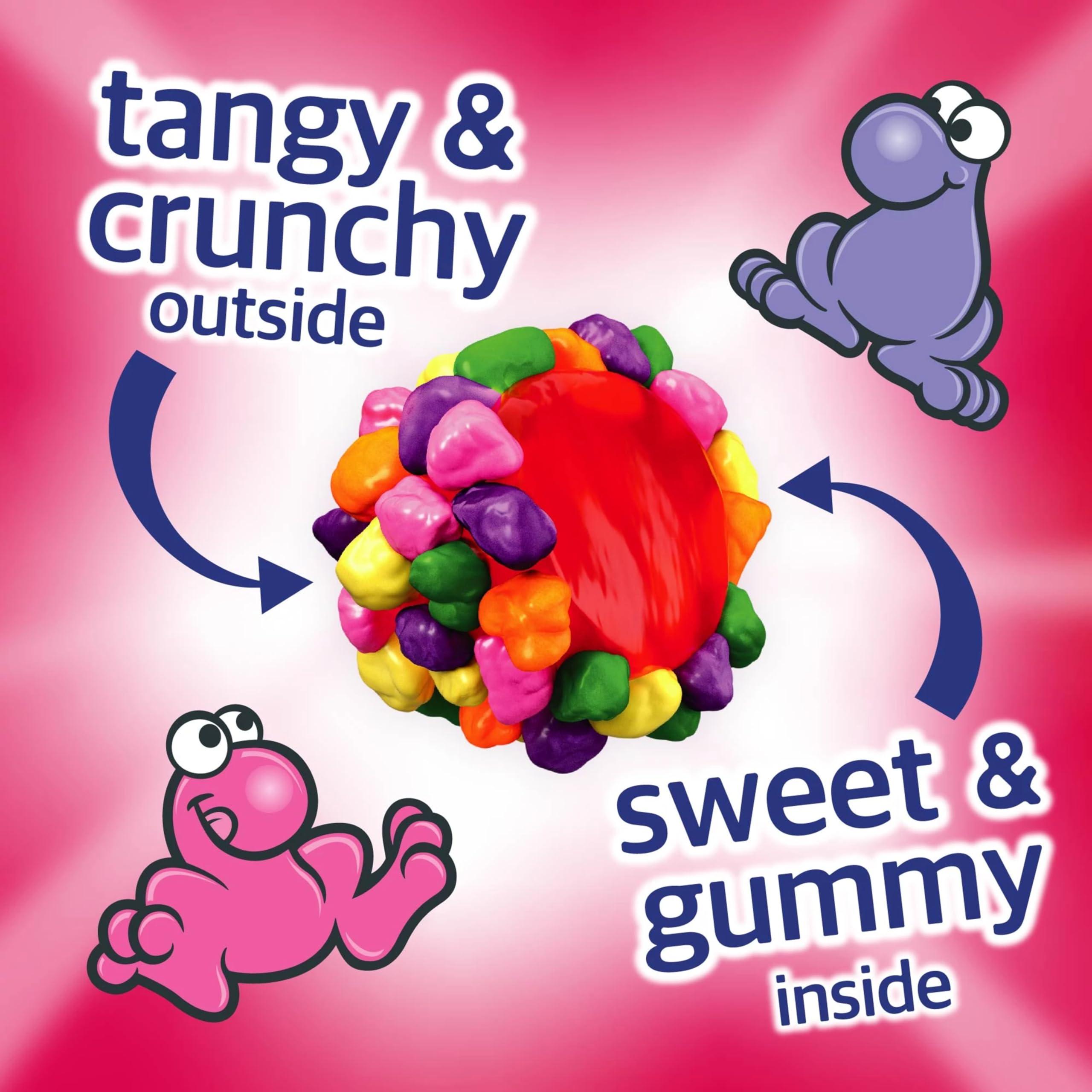 Nerds Gummy Clusters Candy, Rainbow, 3 Ounce Pouches (Pack of 12) - Image 4