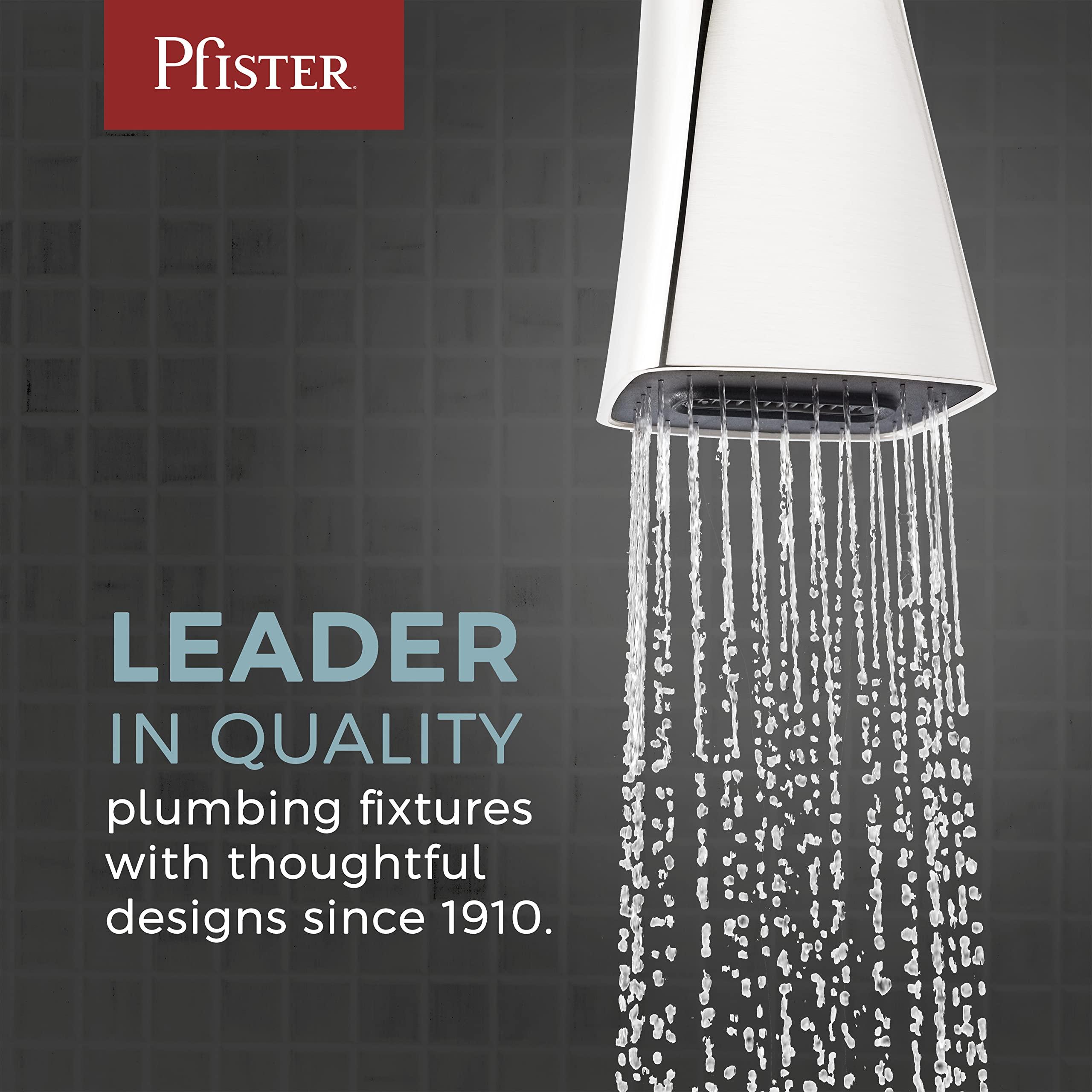 Pfister Pasadena Bathroom Sink Faucet, 8-Inch Widespread, 2-Handle, 3-Hole, Brushed Nickel Finish, LF049PDKK - Image 5