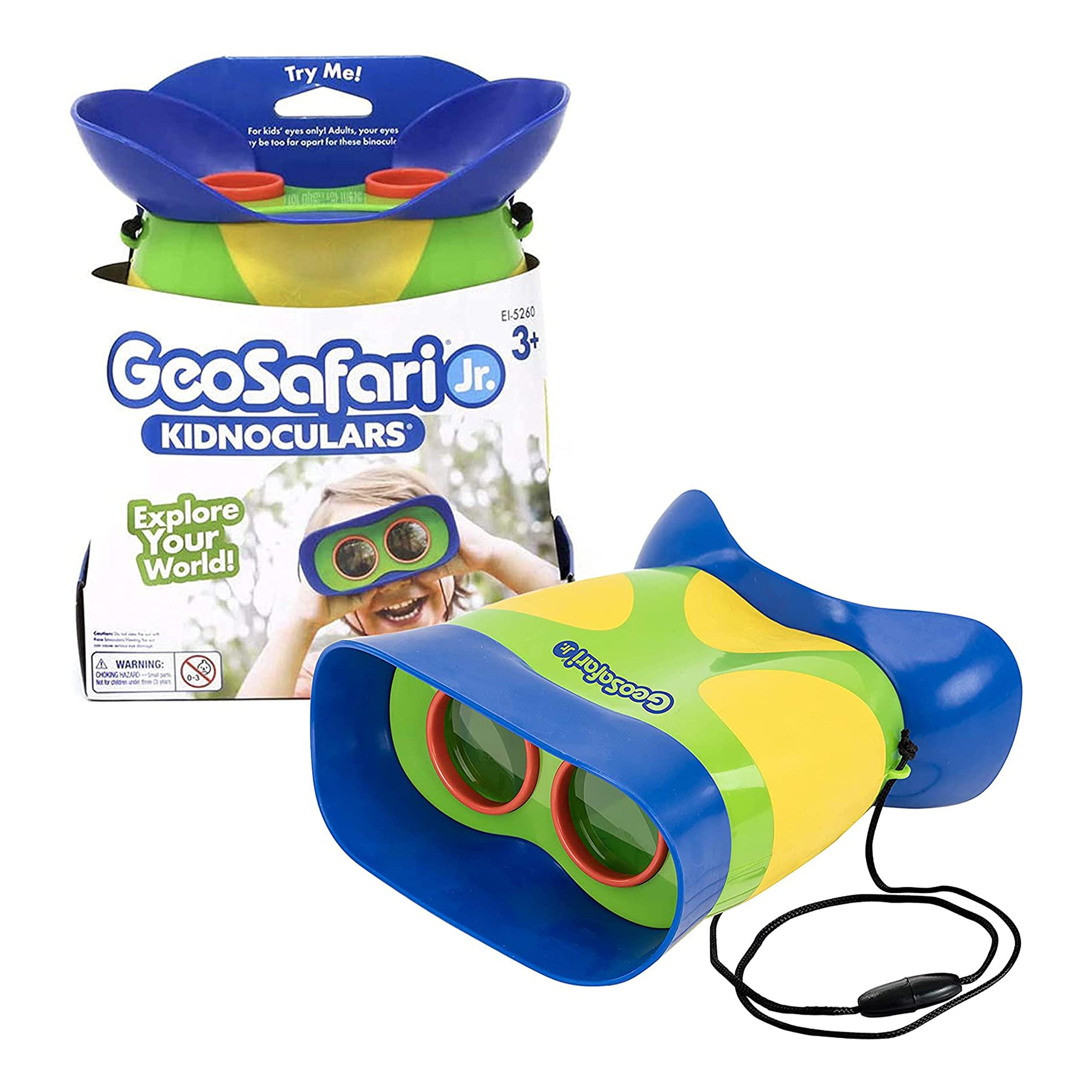 Educational Insights GeoSafari Jr. Kidnoculars, Binoculars for Toddlers & Kids, Easter Basket Stuffers for Kids, Gift for Toddlers Ages 3+