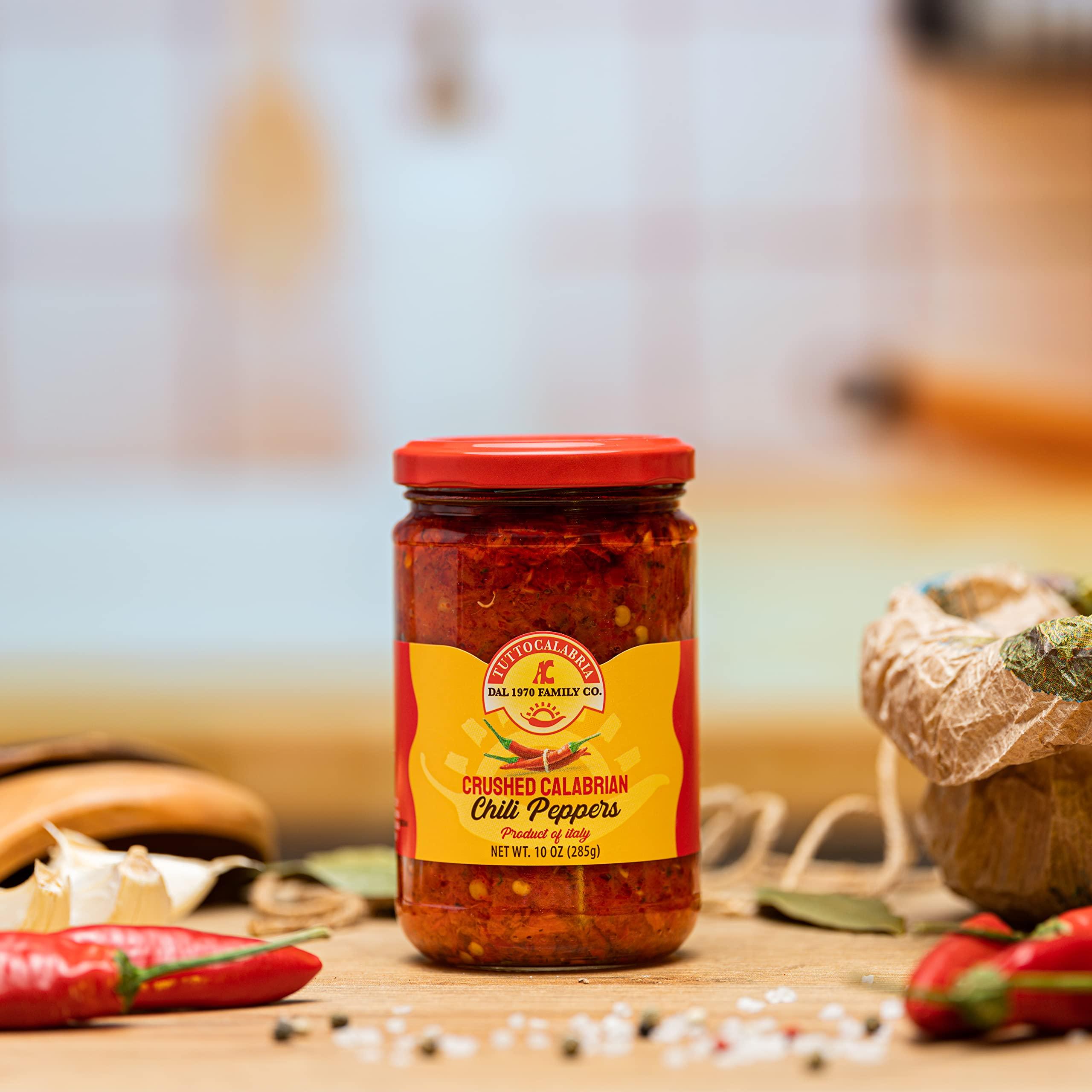 TUTTOCALABRIA Crushed Calabrian Chili Pepper, Paste/Spread/Sauce, Hot, Savory, Delicious,10 oz, (285g) - Image 4