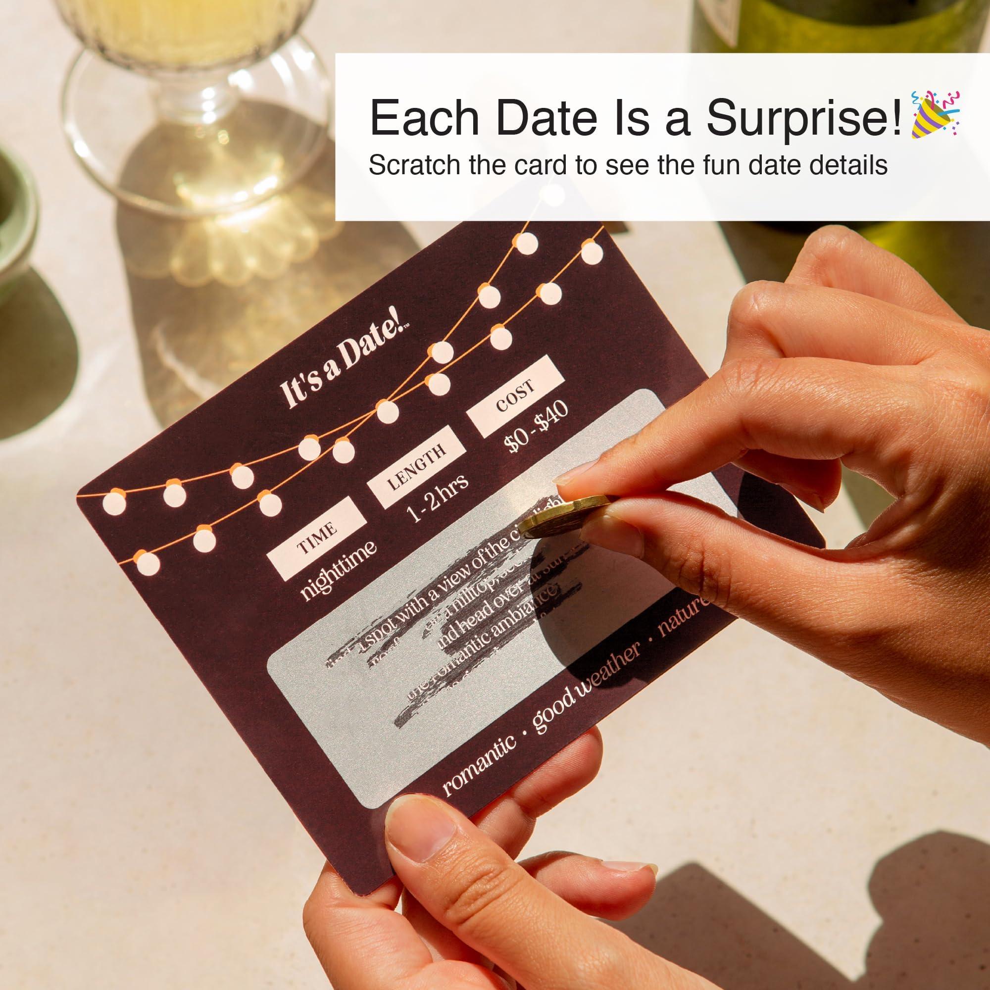 It's a Date!, 40 Fun and Romantic Scratch Off Date Night Ideas for Him, Her, Girlfriend, Boyfriend, Wife, Husband & Couples, for Men for Women - Image 3
