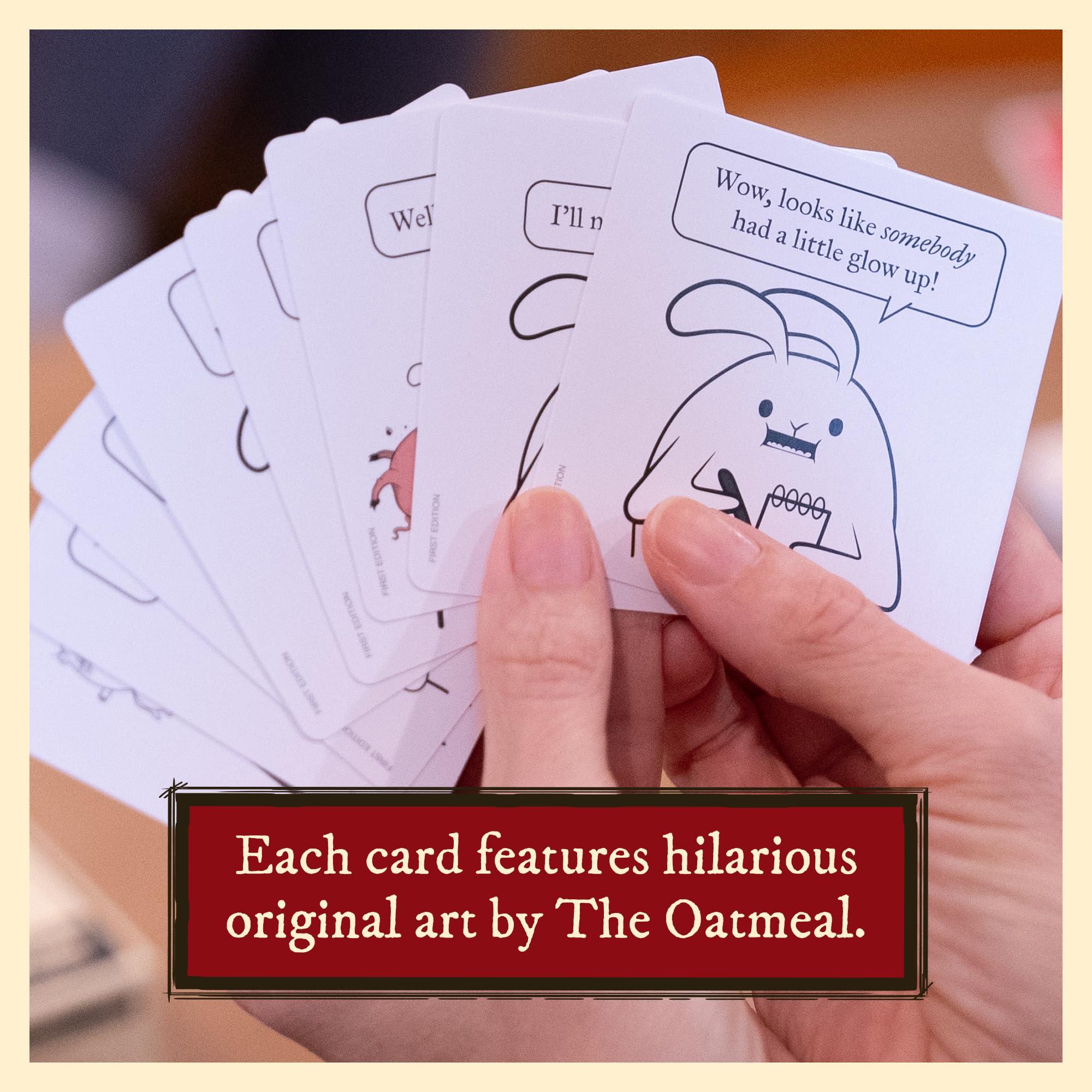 Exploding Kittens Horrible Therapist: Extra Horrible Edition 3-8 Players - Ages 17+ - 15 Minutes to Play - Comic Building Card Game - Ideal for Party, Family Game Night - White - Image 5