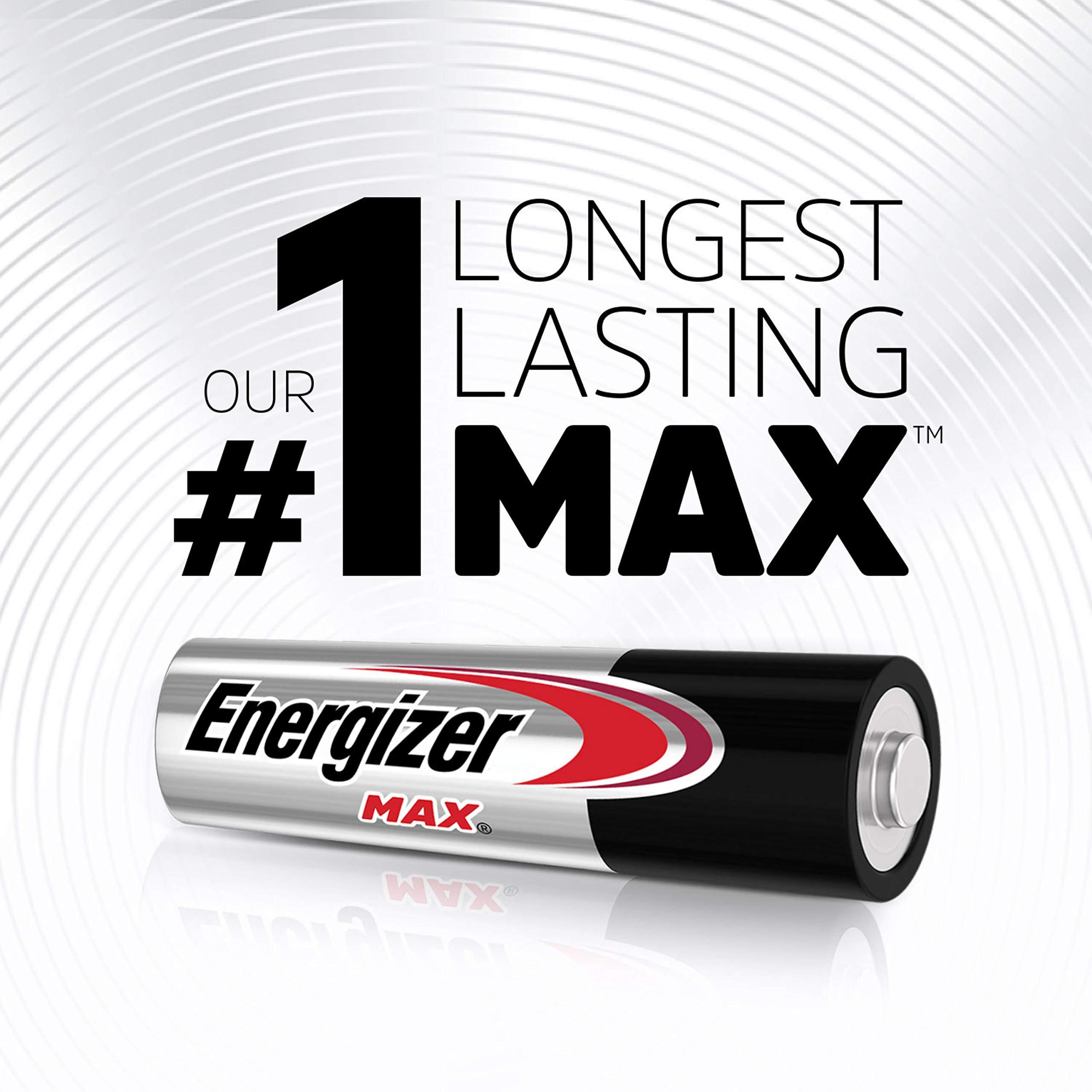 Energizer AA and AAA Batteries, 48 Count, Combo Pack Contains 24 Max Double A and 24 Max Triple A Batteries - Image 3