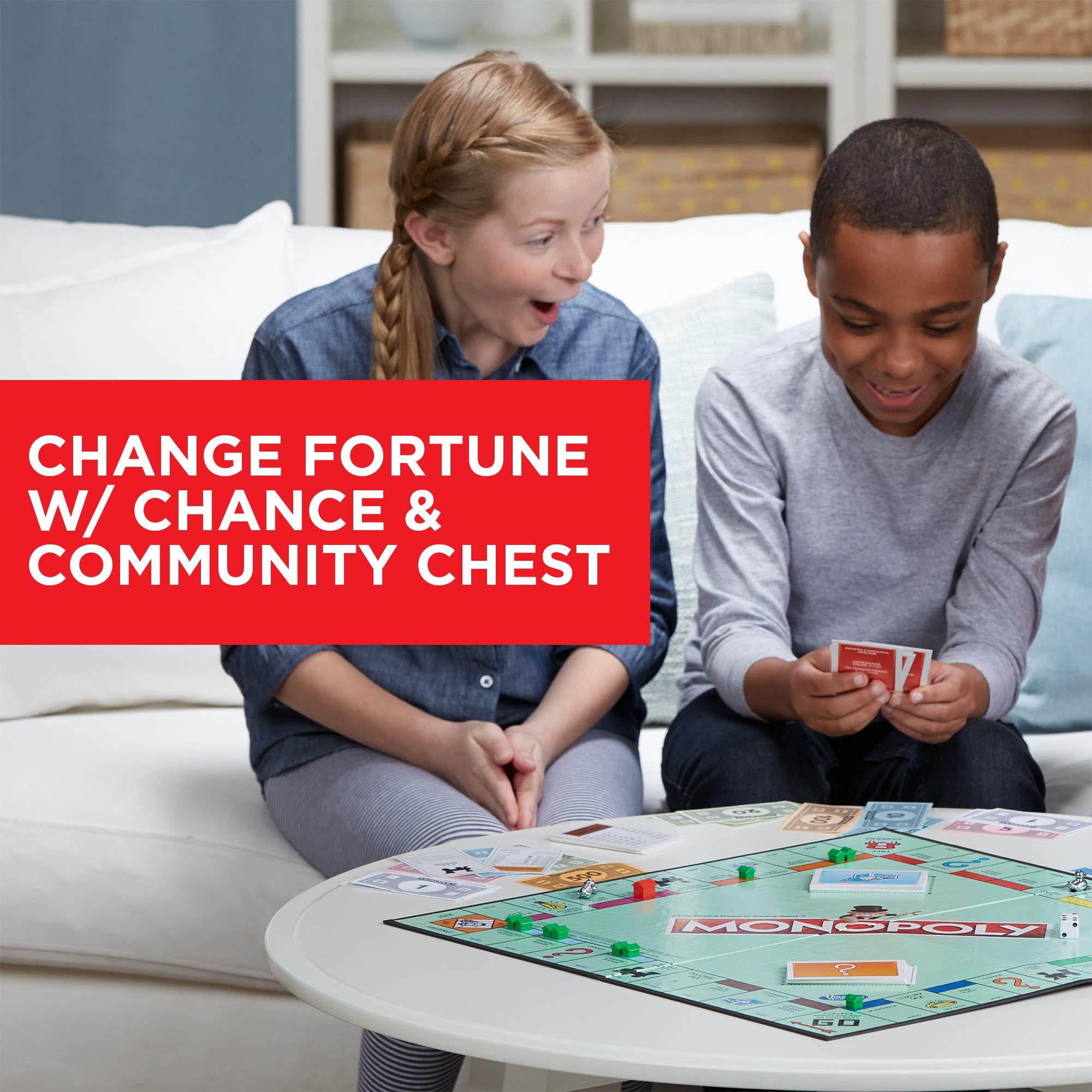 Monopoly Game, Family Board Games for 2 to 6 Players & Kids Ages 8 and Up, Includes 8 Tokens (Token Vote Edition) - Image 7