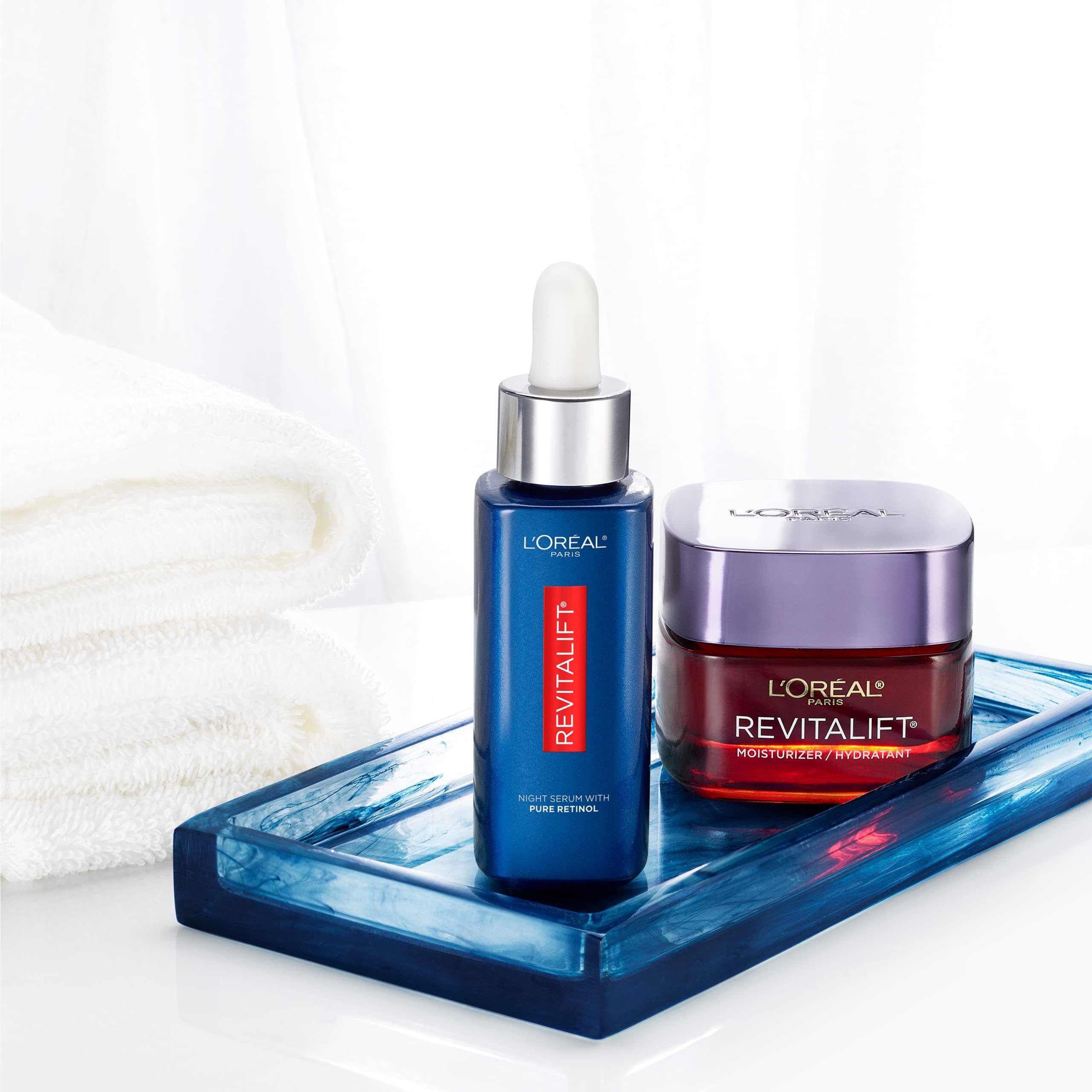 L'Oreal Paris Revitalift Triple Power Anti-Aging Face Moisturizer, Pro Retinol, Hyaluronic Acid & Vitamin C, Reduce Wrinkles 2.55 Oz - Image 9