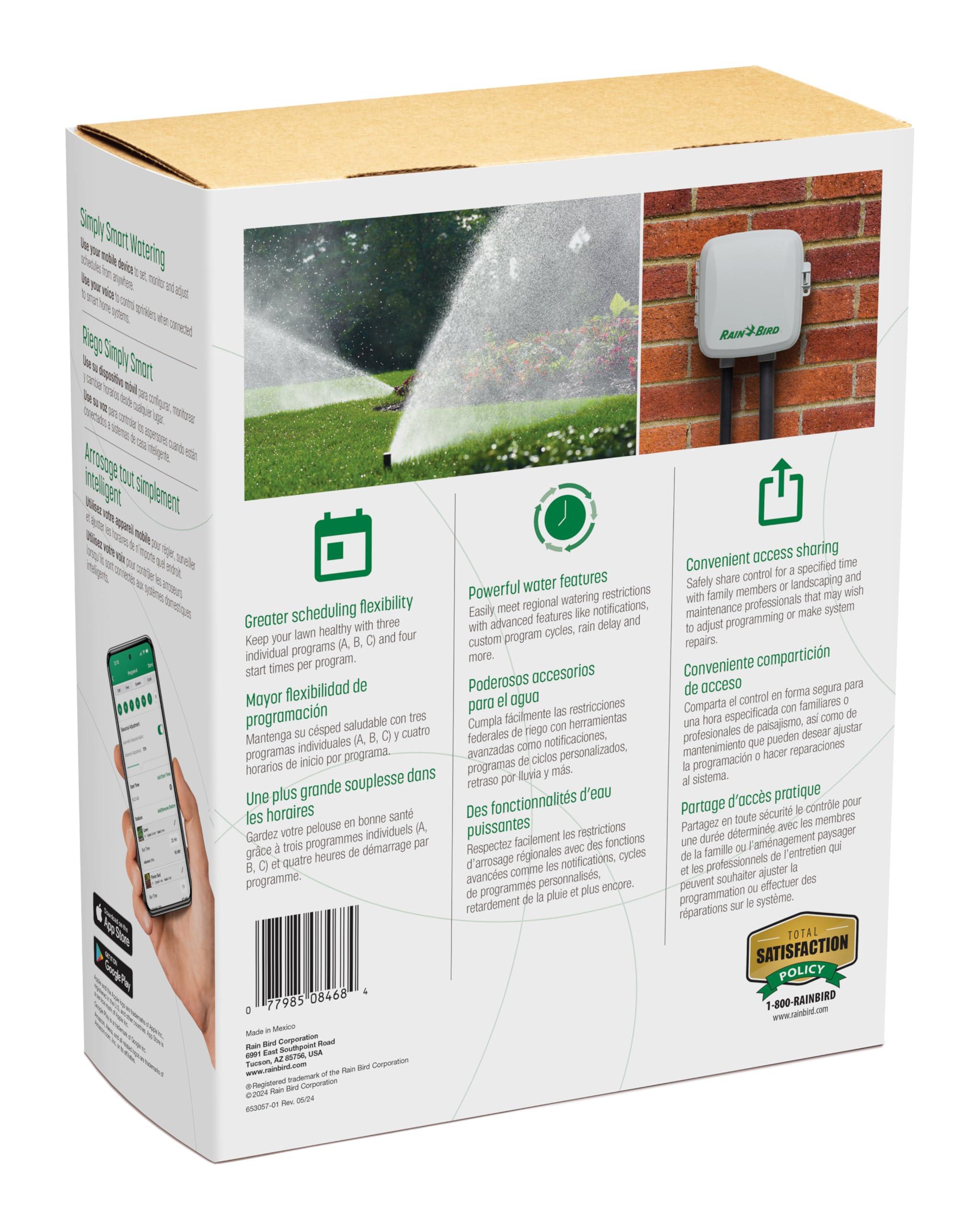 Rain Bird ARC8 App-Based Indoor/Outdoor Smart Irrigation WiFi Timer/Controller, 8-Zone/Station, EPA WaterSense Certified, Compatible with Alexa - Image 17