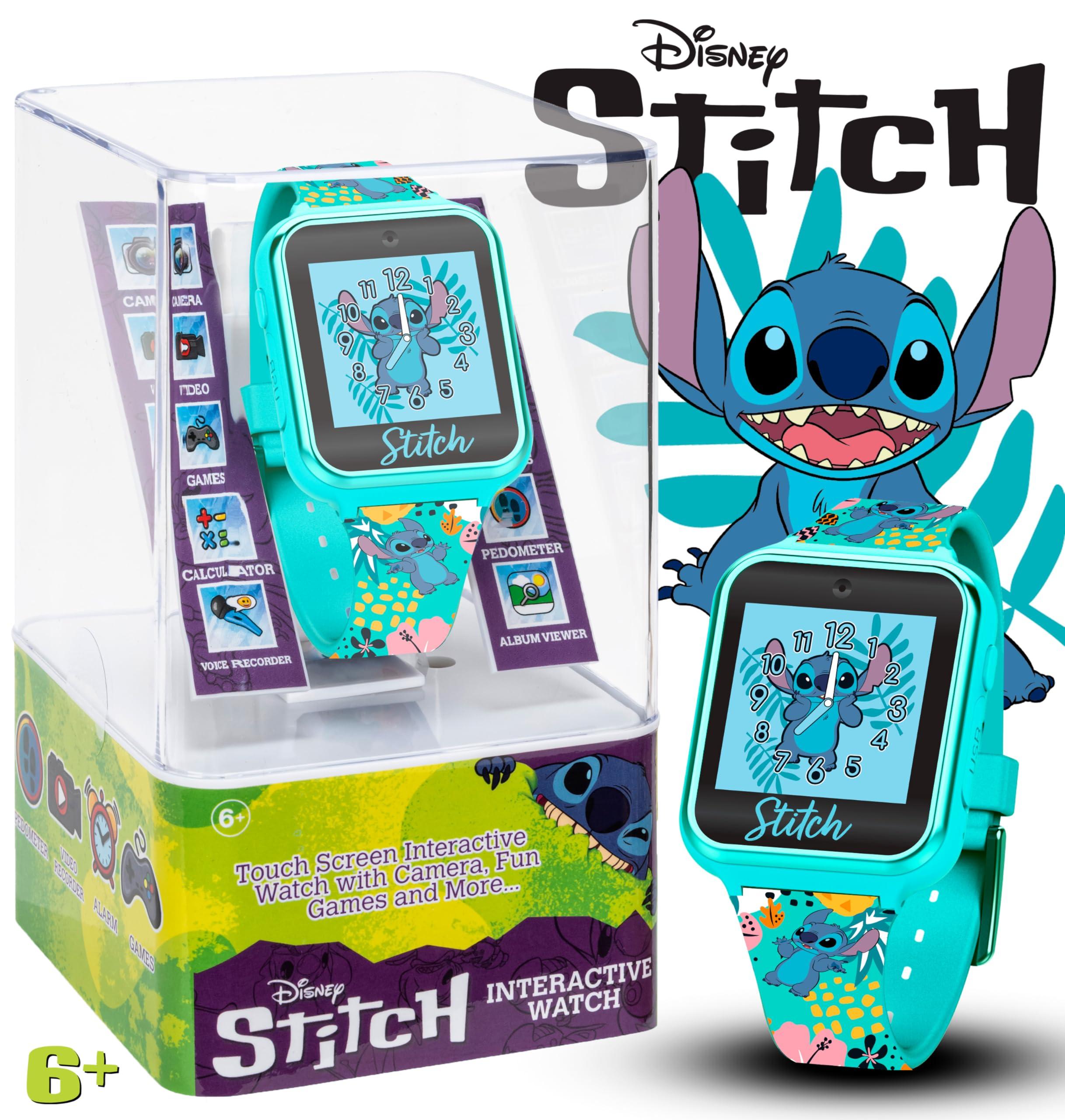 Disney Stitch Kids Smartwatch with Touchscreen, Camera, Games, Timer, Step Counter, Alarm & Calculator – Fun Interactive Watch with 10 Faces & Printed Silicone Strap – Fits Wrists 5.5" to 8" - Image 2