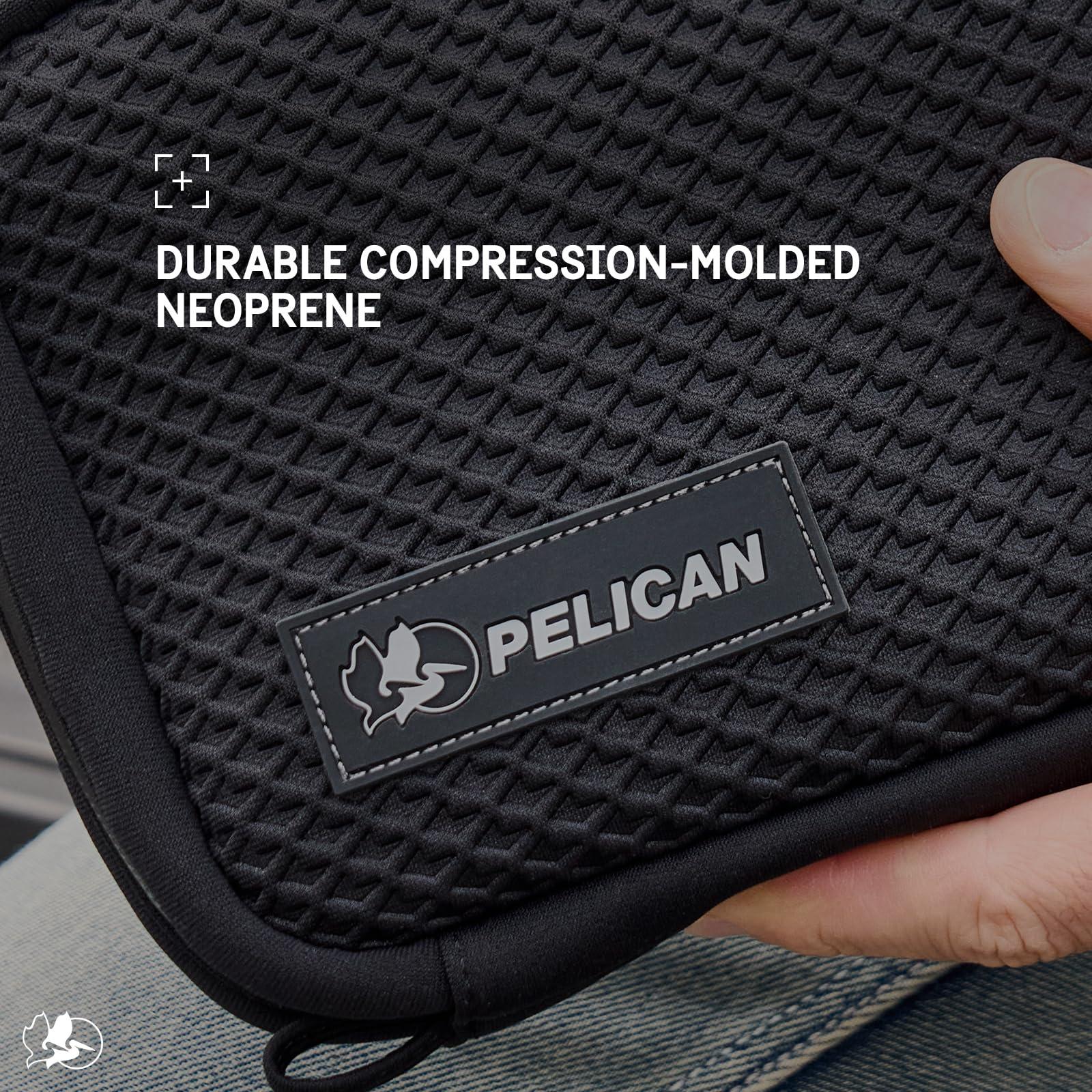 Pelican Electronic Organizer Travel Case - Portable Storage Bag with Multiple Storage Mesh Pockets for Cables, Chargers, Power Bank, AirPods - Cord Organizer and Airplane Travel Essentials Bag - Black - Image 6
