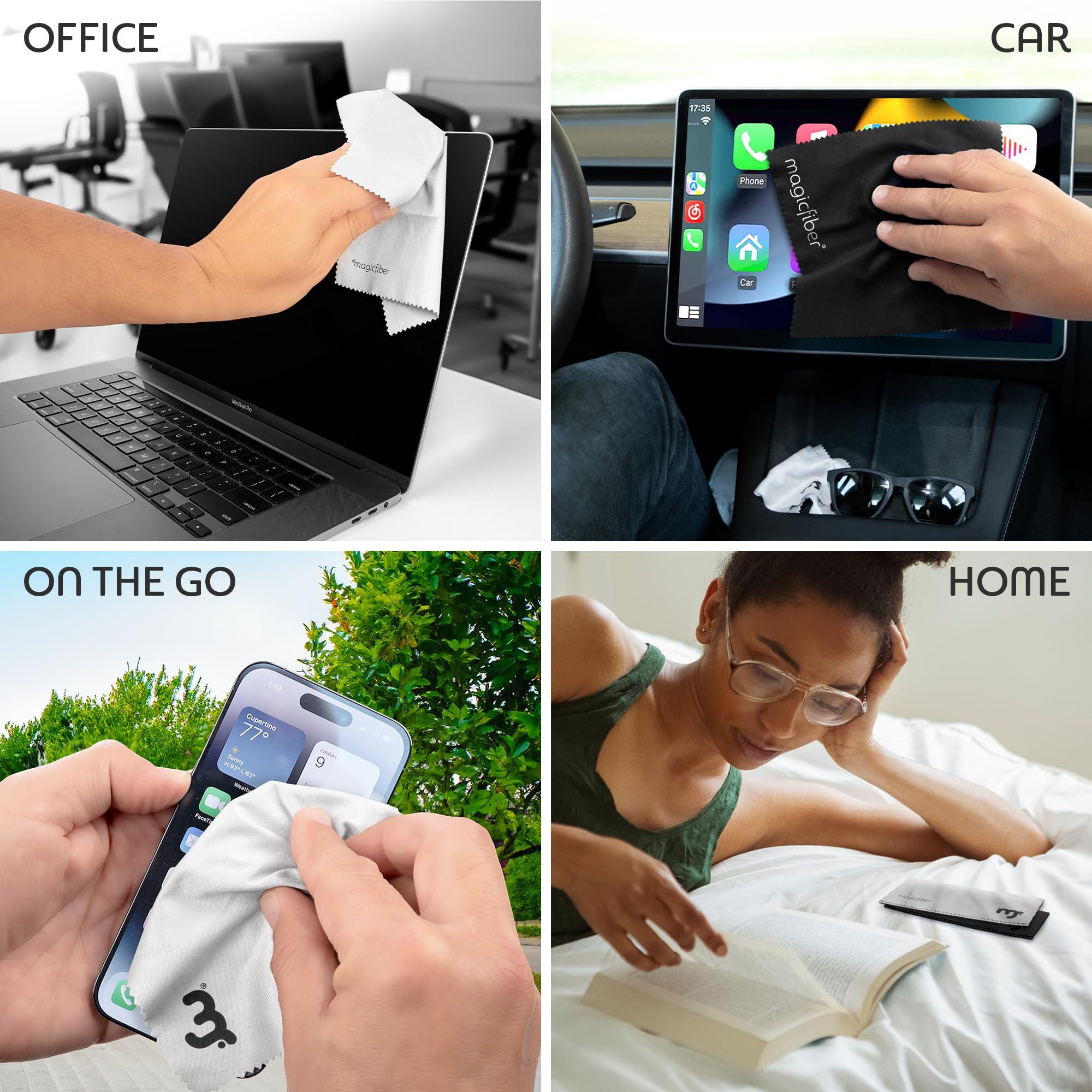 MagicFiber Microfiber Cleaning Cloth, 6 Pack - Premium Cloth for Glasses, Lens, Screens & More - Image 5