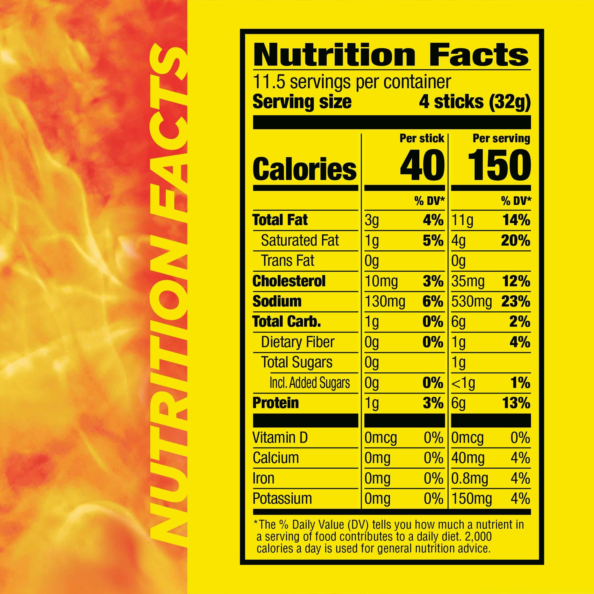 Slim Jim Smoked Meat Sticks, Original Flavor, 6g Protein Per Serving, Snack Size, 0.28 oz. (46 Count) - Image 2