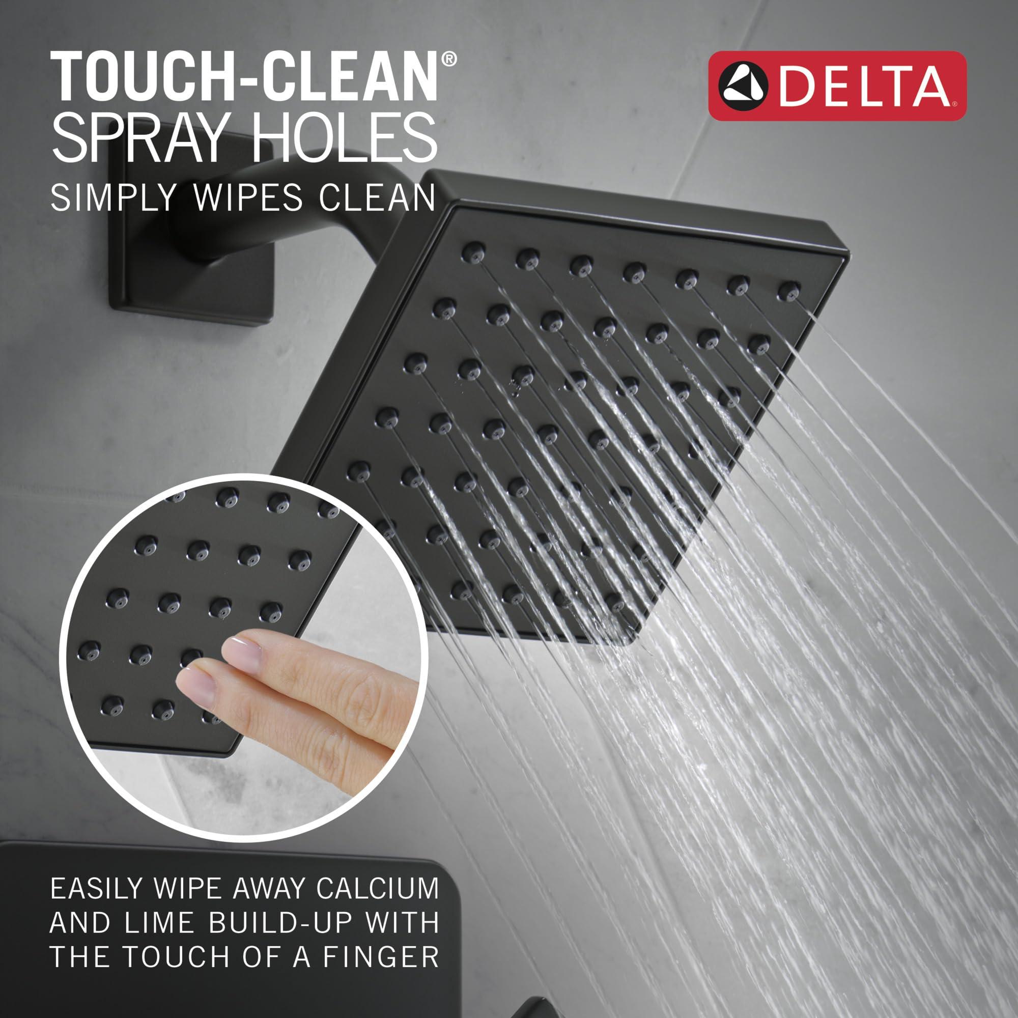 Delta Faucet Velum 14 Series Single-Function Black Shower Faucet Set, Valve Trim Kit, Shower Handle, Delta Shower Trim Kit, Shower Set, Matte Black T14237-BL (Valve Not Included) - Image 4