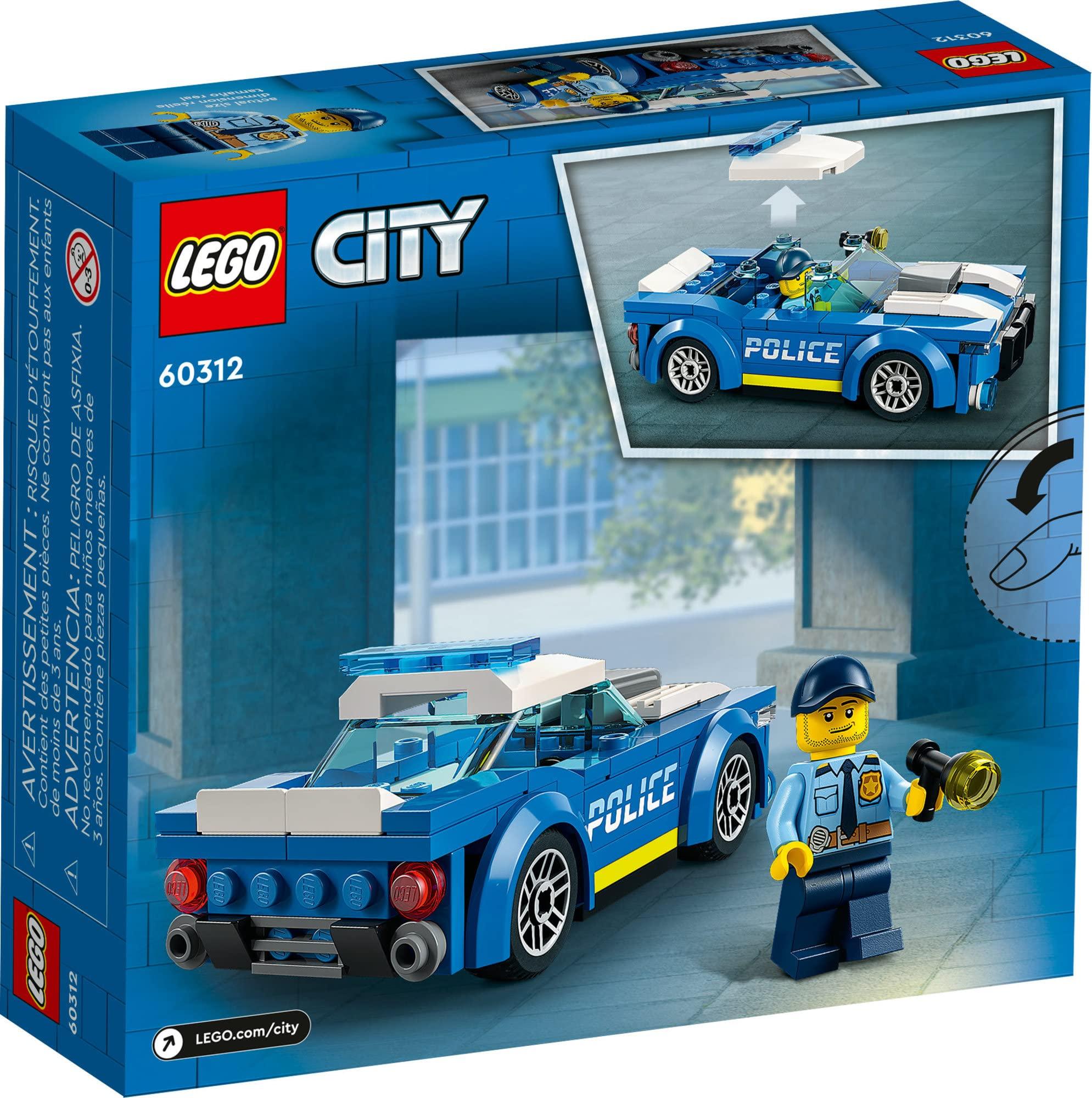 LEGO City Police Car Toy 60312 for Kids 5 Plus Years Old with Officer Minifigure, Small Gift Idea, Adventures Series, Car Chase Building Set - Image 6