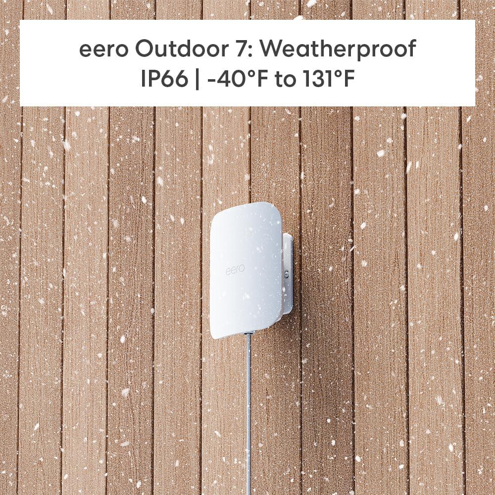 Amazon eero Pro 7 (1-pack) with Amazon eero Outdoor 7 (1-pack) mesh wifi system - Image 5