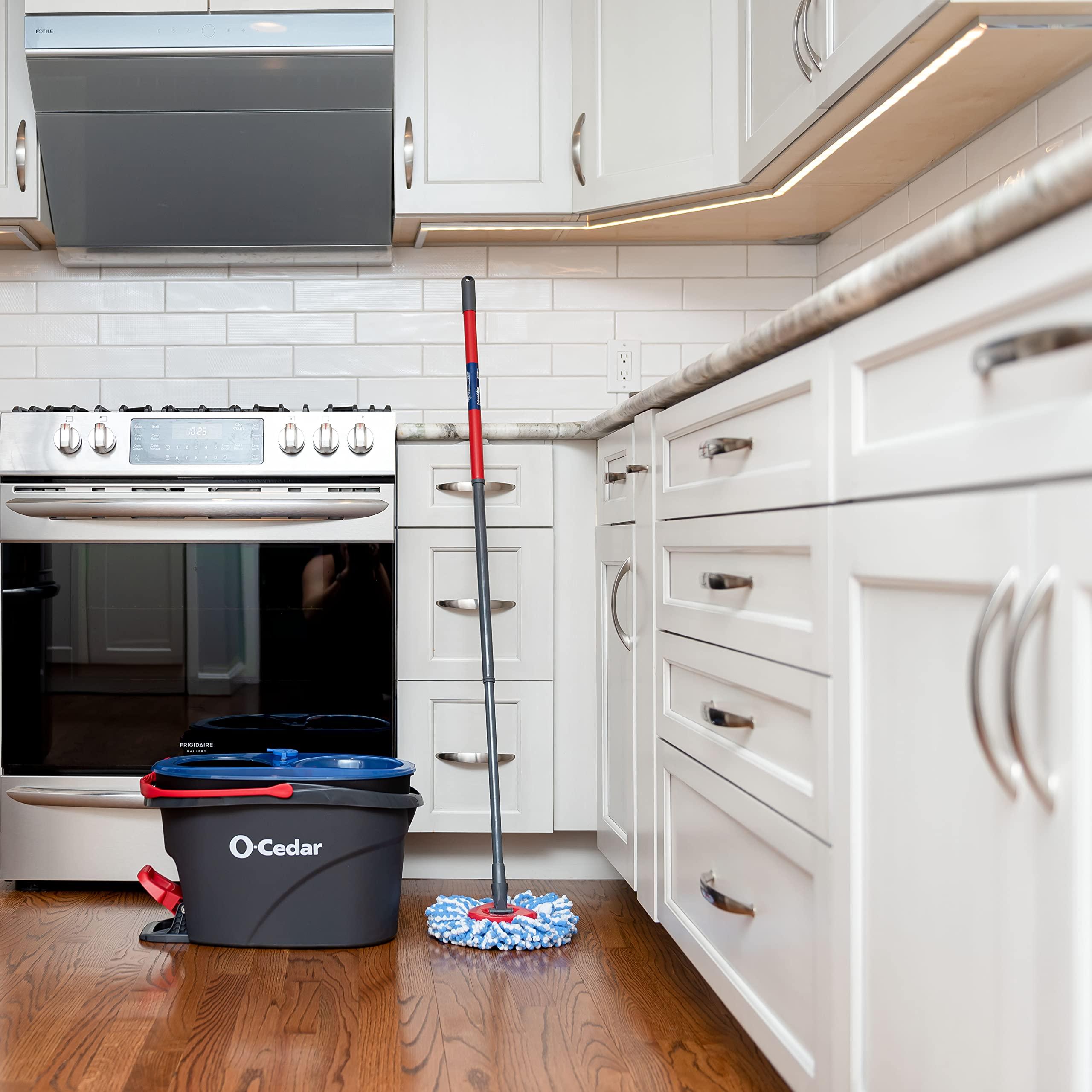 O-Cedar RinseClean Spin Mop & Bucket System | Clean with Clean Water | Removes 99% of Bacteria - Image 15