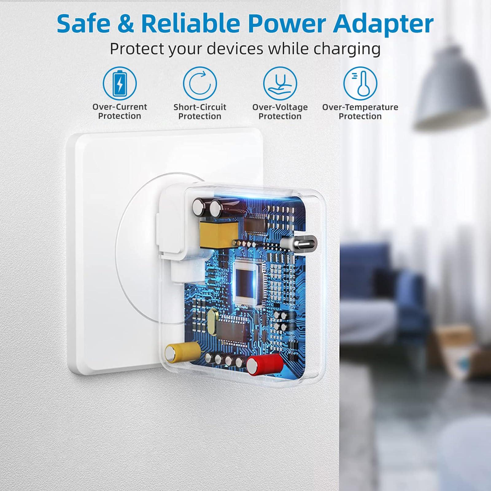 Mac Book Pro Charger - 118W USB C Charger Fast Charger Compatible with MacBook Pro, MacBook Air, M1 M2 M3 M4, iPad pro, Samsung Galaxy and All USB-C Devices, 6.6ft Cable - Image 5