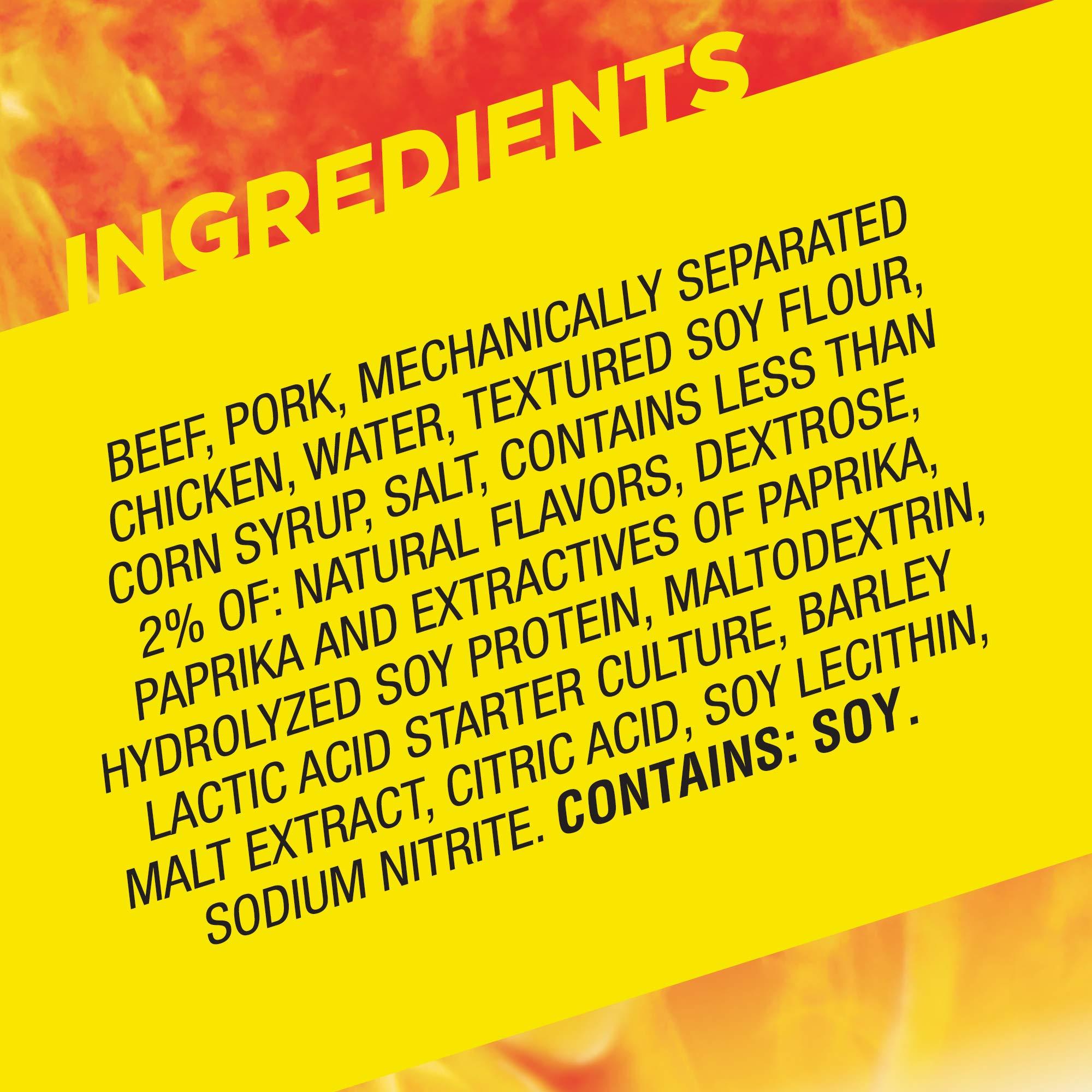 Slim Jim Smoked Meat Sticks, Original Flavor, 6g Protein Per Serving, Snack Size, 0.28 oz. (14 Count) - Image 2