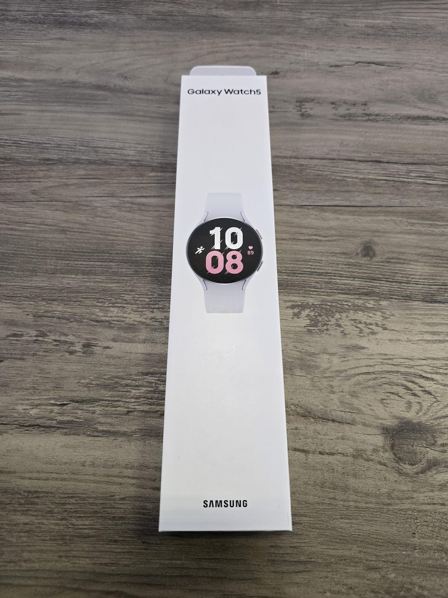 SAMSUNG Galaxy Watch 5 44mm Smartwatch, 1.4" Super AMOLED, GPS, WiFi + 4G LTE, Silver