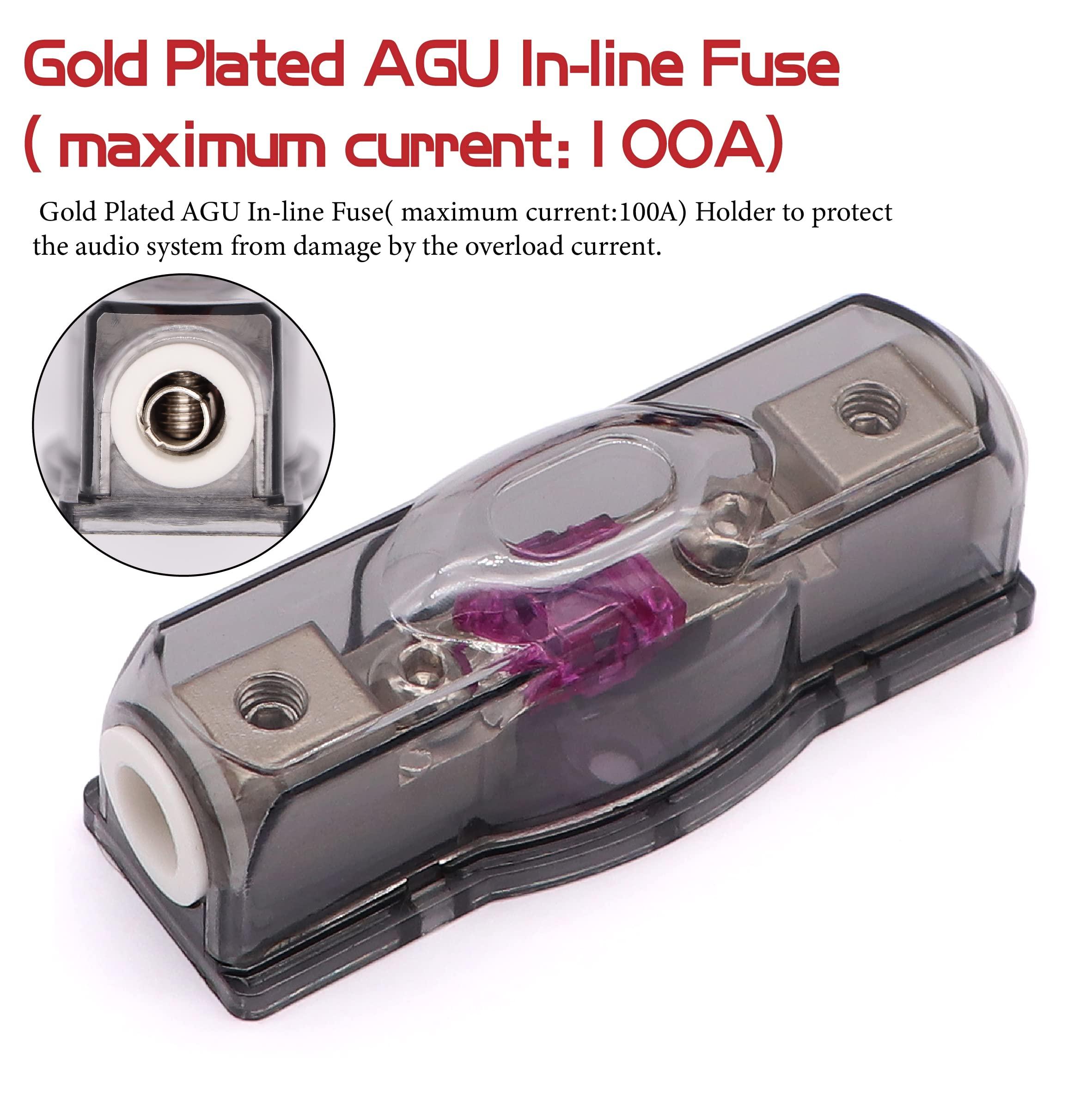 0 Gauge Amp Wiring Kit,3000 Watt Amplifier Sub Installation Kit Make Connections and Brings Power to Your Radio,Subwoofers and Speakers - Image 3