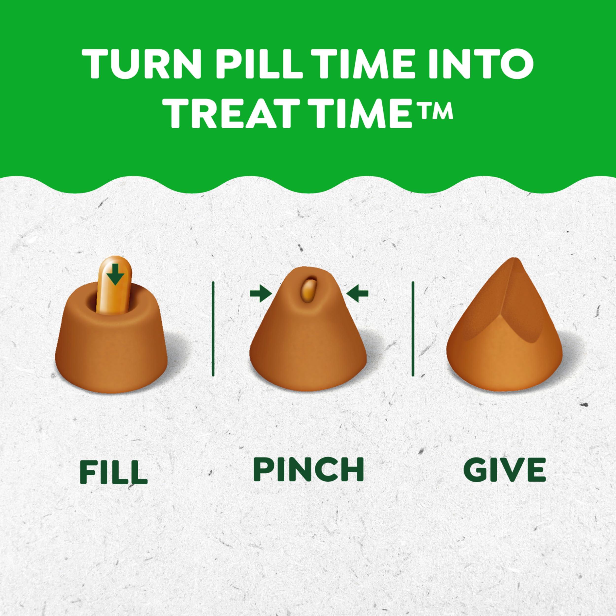 Greenies Pill Pockets for Dogs Large Size, Soft Dog Treats, Chicken Flavor, 15.8 oz. Pouch (60 Treats) - Image 3