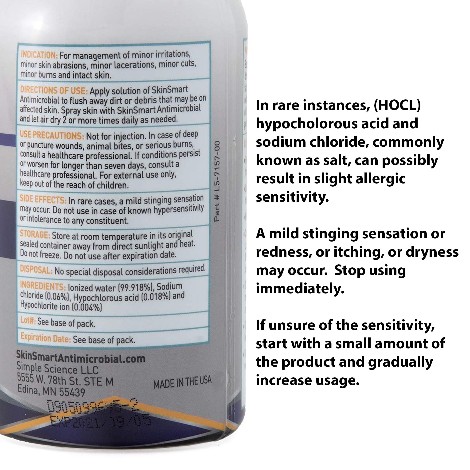 SkinSmart Facial Cleanser for Acne, Targets Bacteria for Active Teenage Athletes Post Workout and Adult Acne, 8 oz Spray Bottle, Safe for Multiple Daily Uses - Image 5