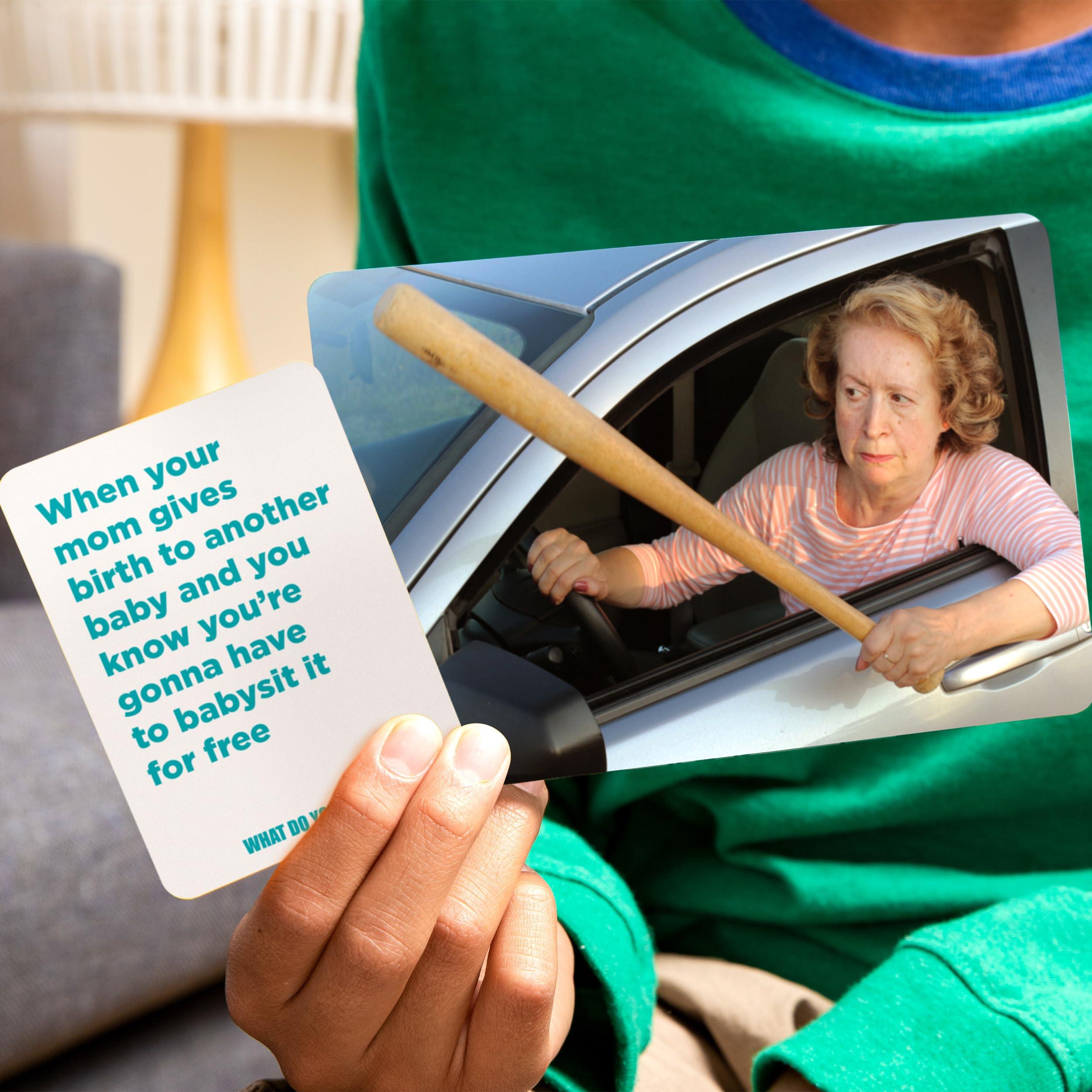 What Do You Meme? Family Edition by Relatable – Kids Games 8+, Family Fun, TikTok Viral Game – Great Father's Day Gift Idea – Includes 300 Caption & 108 Photo Cards - Image 2