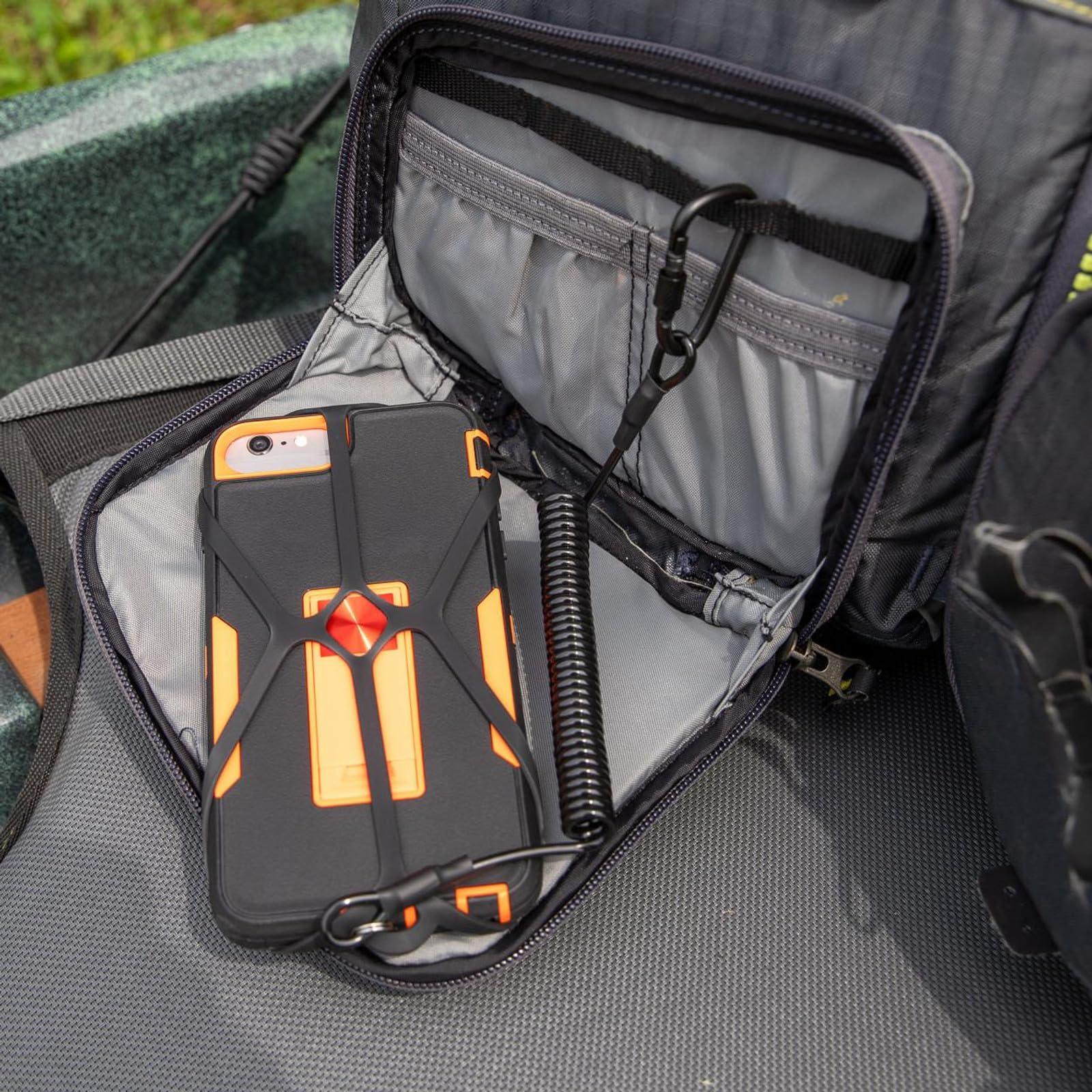 YakAttack Universal Smartphone Harness with Tether | Flexible Silicone Grip | Phone Leash for Kayaking, Fishing & Boating | Compatible with Most Phones - Image 8
