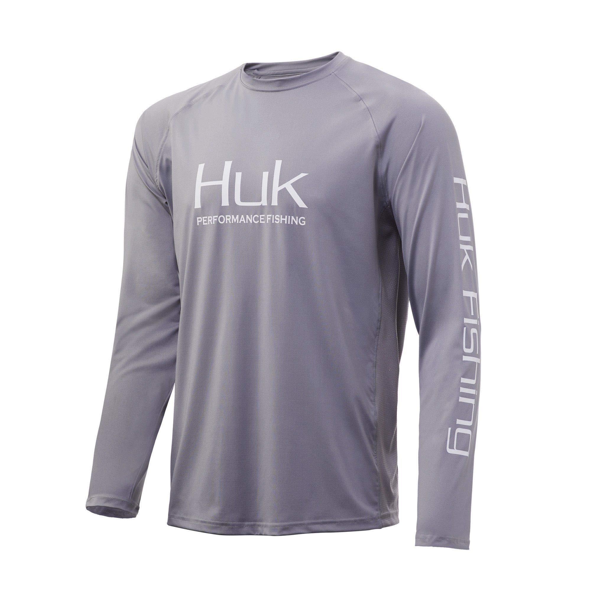 HUK Men's Pursuit Vented Long Sleeve 30 UPF Fishing Shirt