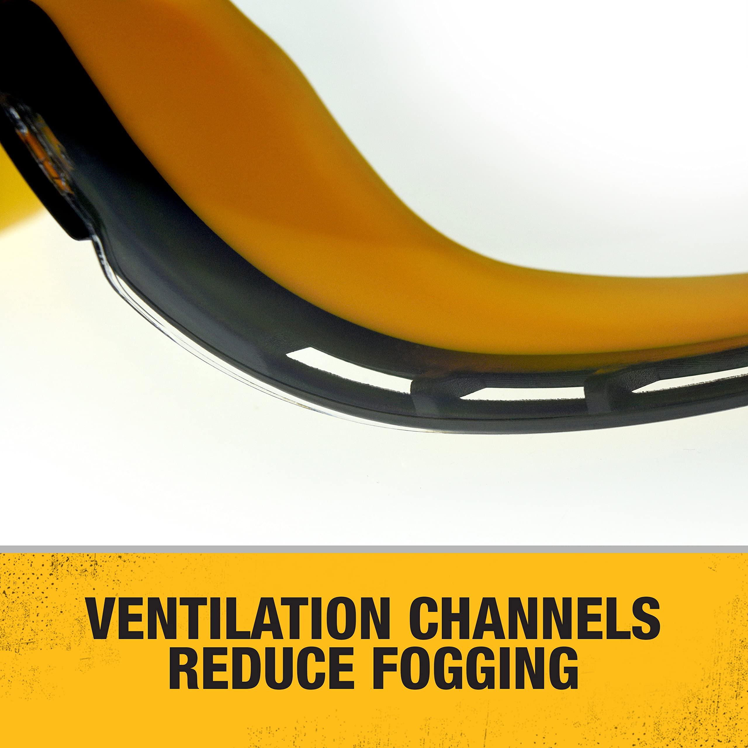 Dewalt DPG82 Concealer Anti-Fog Dual Mold Safety Goggle - 1 Pair - Image 4