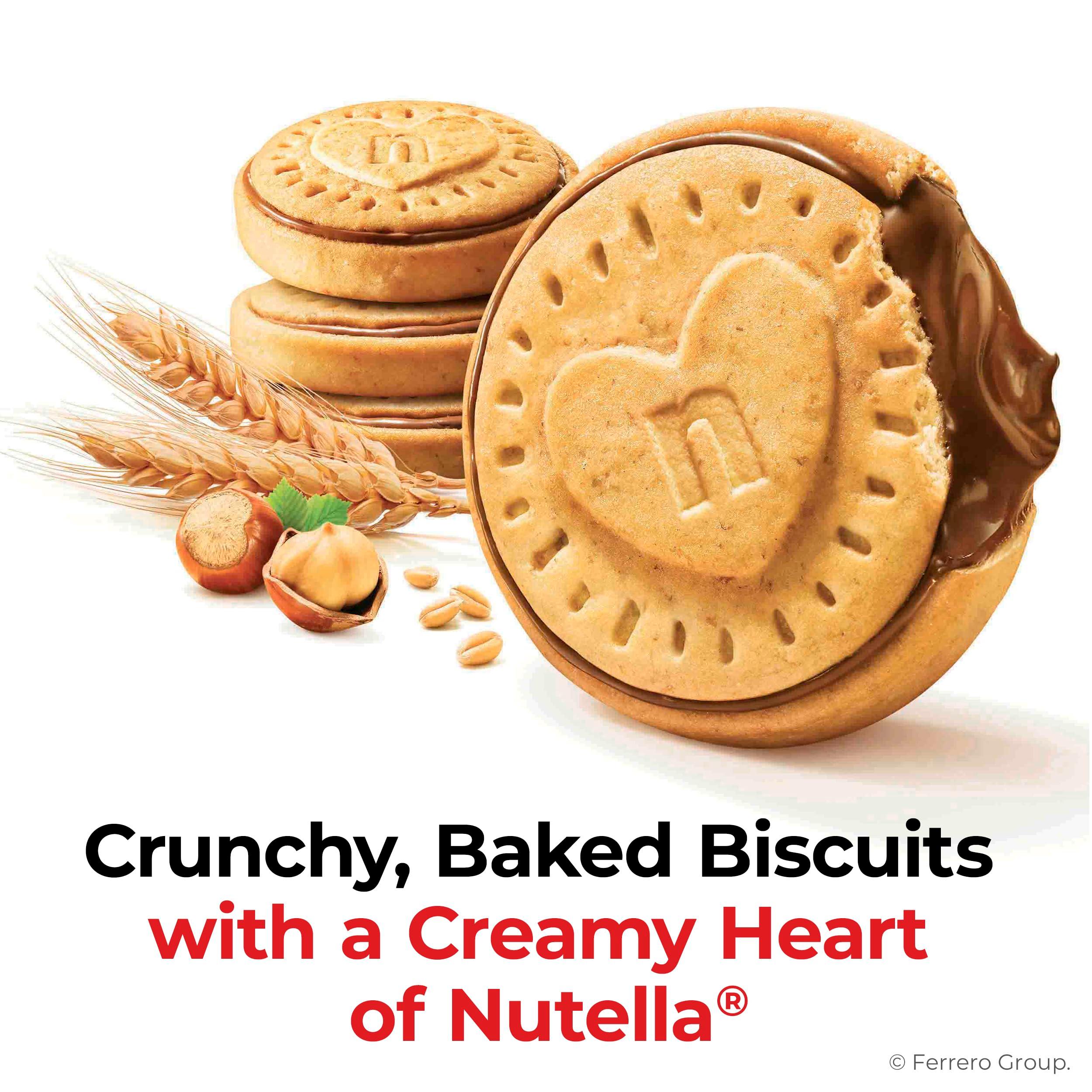 Nutella Biscuits, 20 Count Cookies, Hazelnut Spread with Cocoa, Kids Snacks, 9.7 oz - Image 3