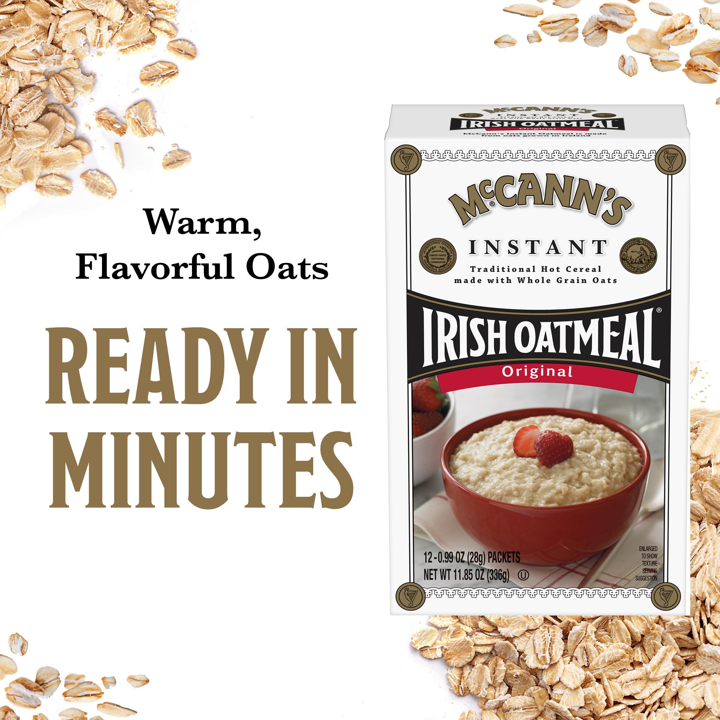 McCann's Instant Irish Oatmeal, Regular, 12 Packets - Image 7