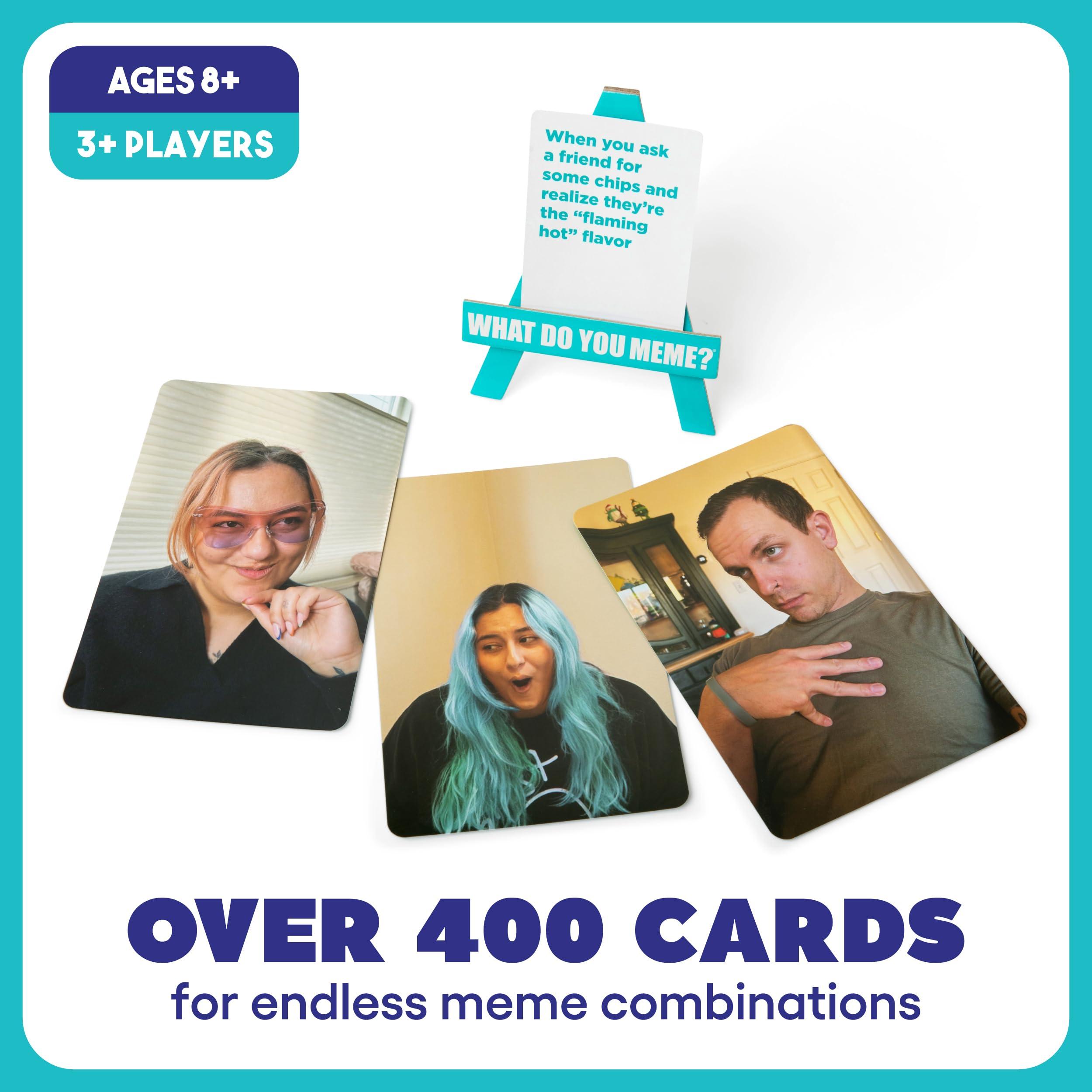 What Do You Meme? Family Edition by Relatable – Kids Games 8+, Family Fun, TikTok Viral Game – Great Father's Day Gift Idea – Includes 300 Caption & 108 Photo Cards - Image 5